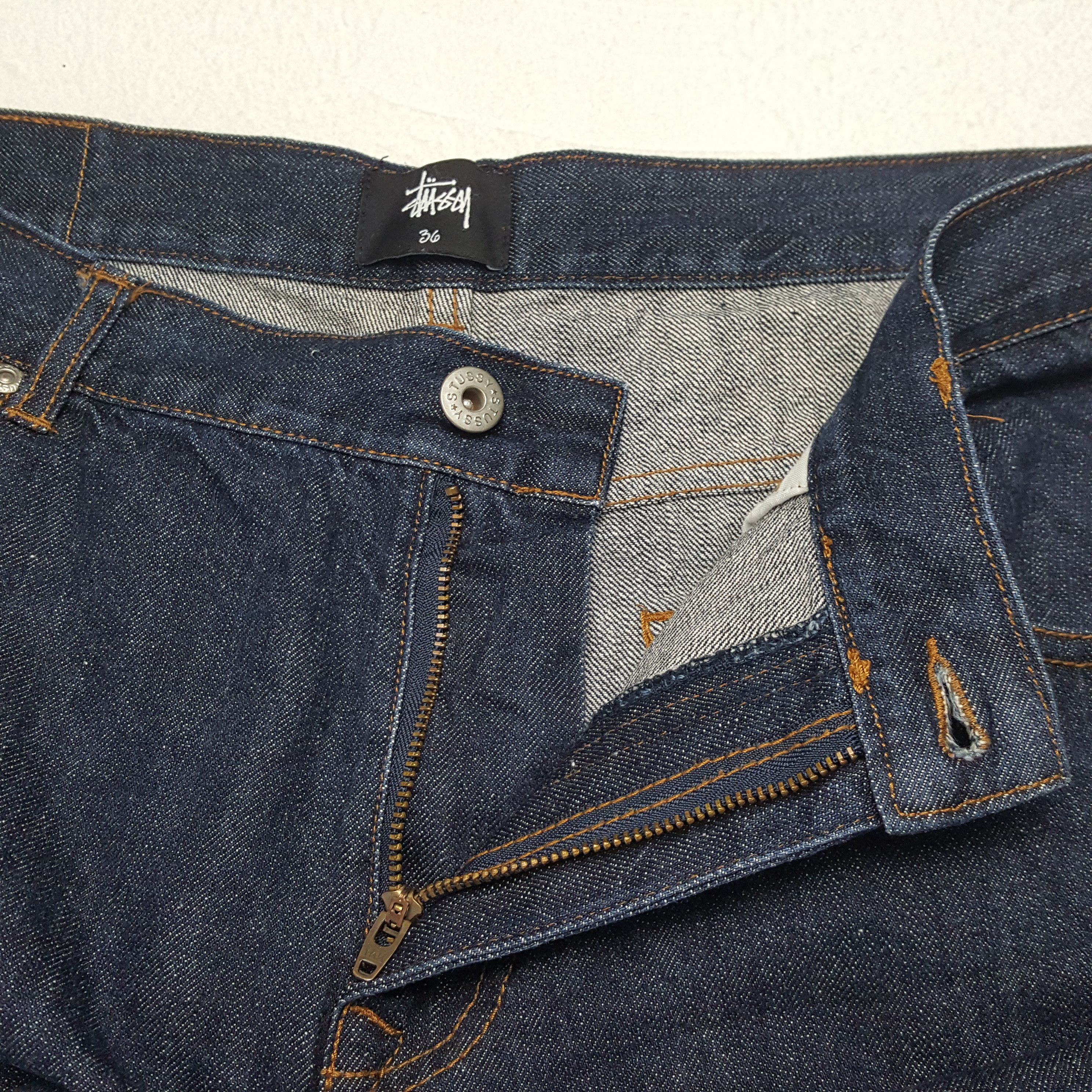 STUSSY Streetwear Skateboard Custom Logo Style Jeans