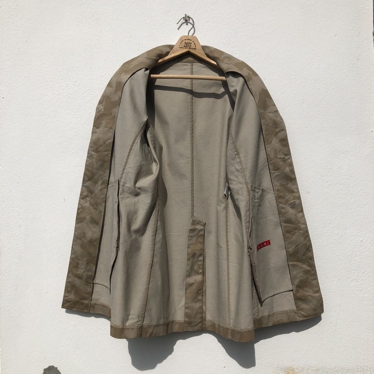 Japanese Brand 💥Rare💥 Japanese Brand by ASM Brown Camo Design Coat Size US M / EU 48-50 / 2 - 10 Thumbnail