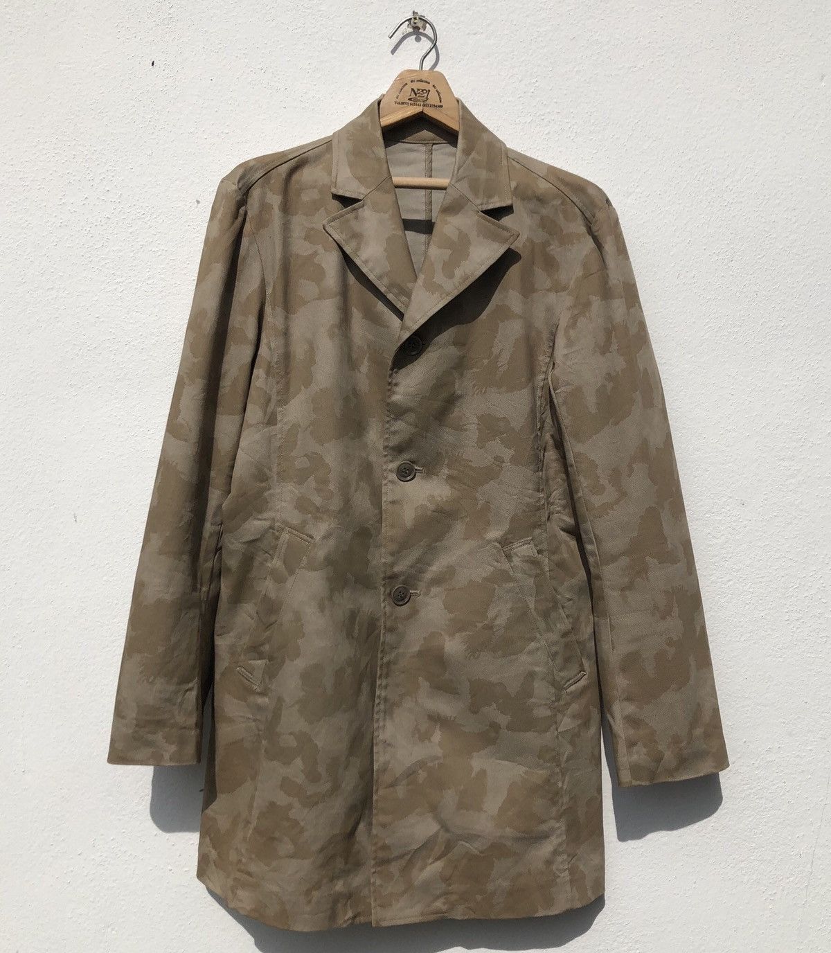 Japanese Brand 💥Rare💥 Japanese Brand by ASM Brown Camo Design Coat Size US M / EU 48-50 / 2 - 3 Thumbnail