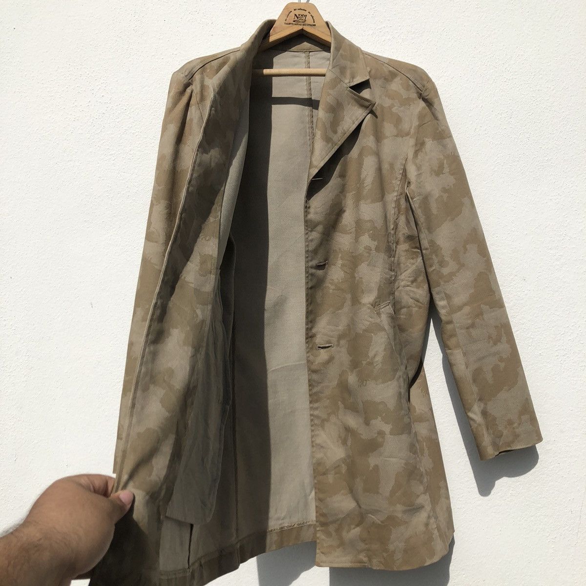 Japanese Brand 💥Rare💥 Japanese Brand by ASM Brown Camo Design Coat Size US M / EU 48-50 / 2 - 2 Thumbnail