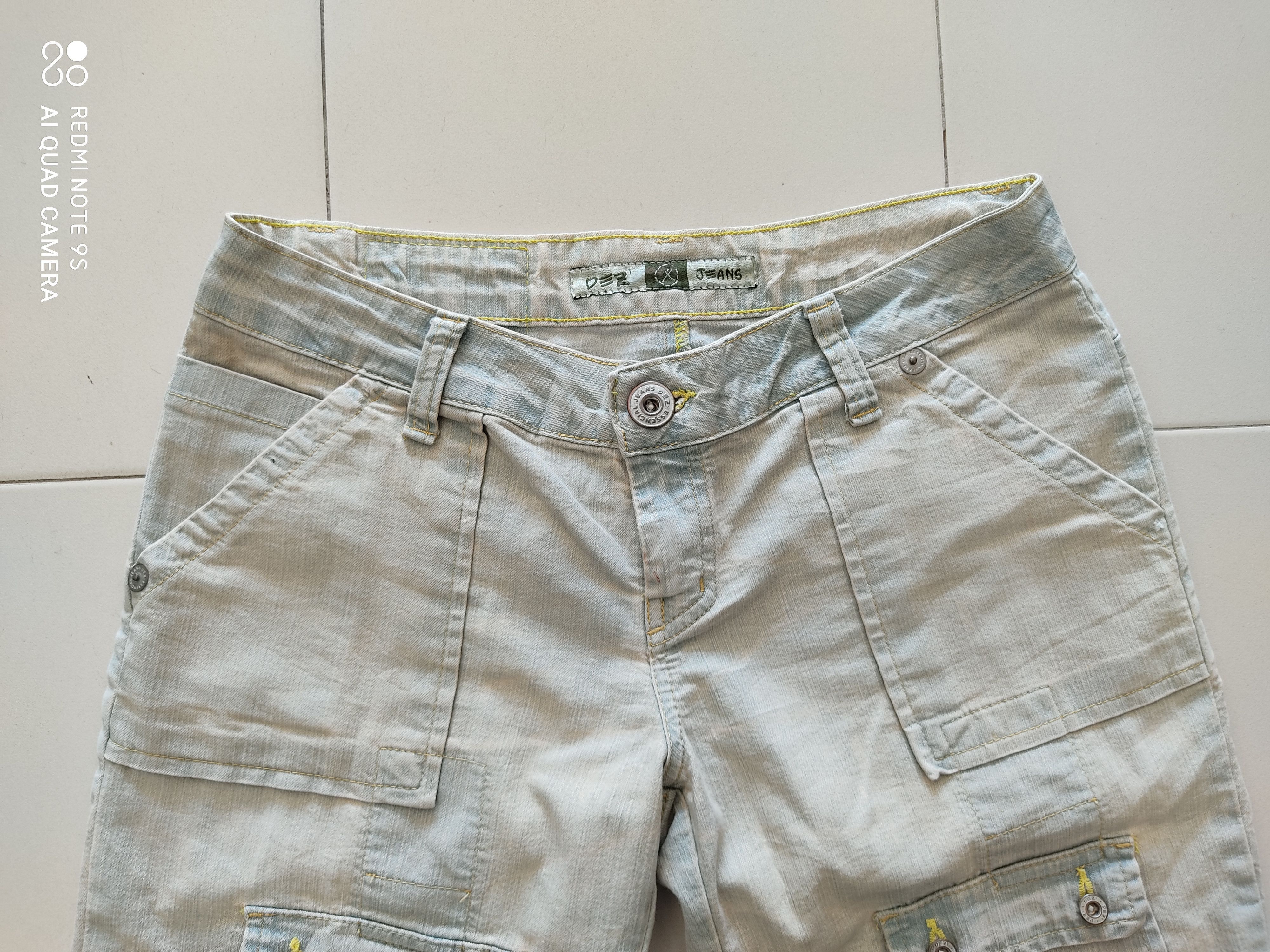 Designer Dez Jeans Multipocket Utility Short Pant Size US 34 / EU 50 - 3 Thumbnail