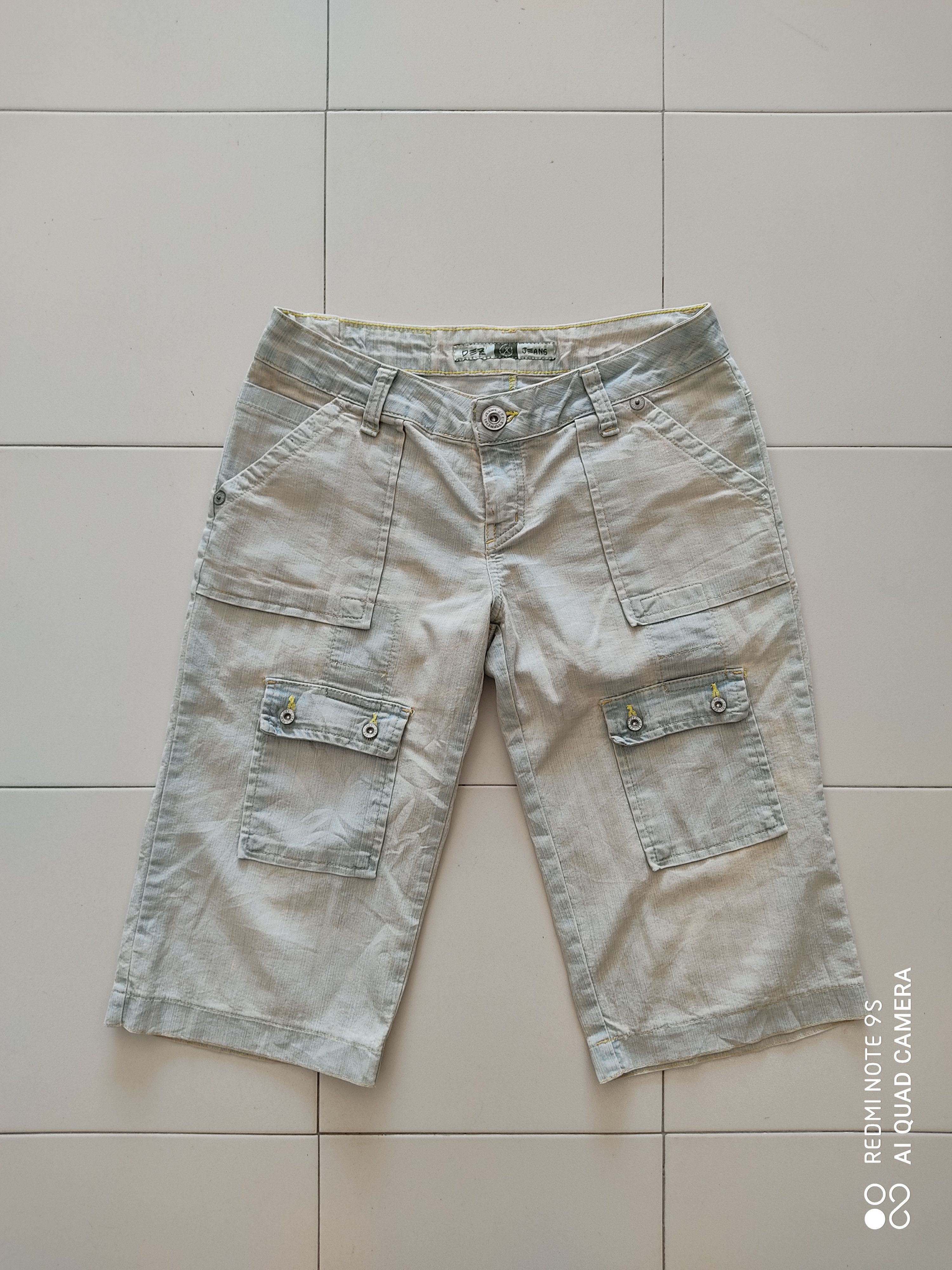 Designer Dez Jeans Multipocket Utility Short Pant Size US 34 / EU 50 - 2 Thumbnail