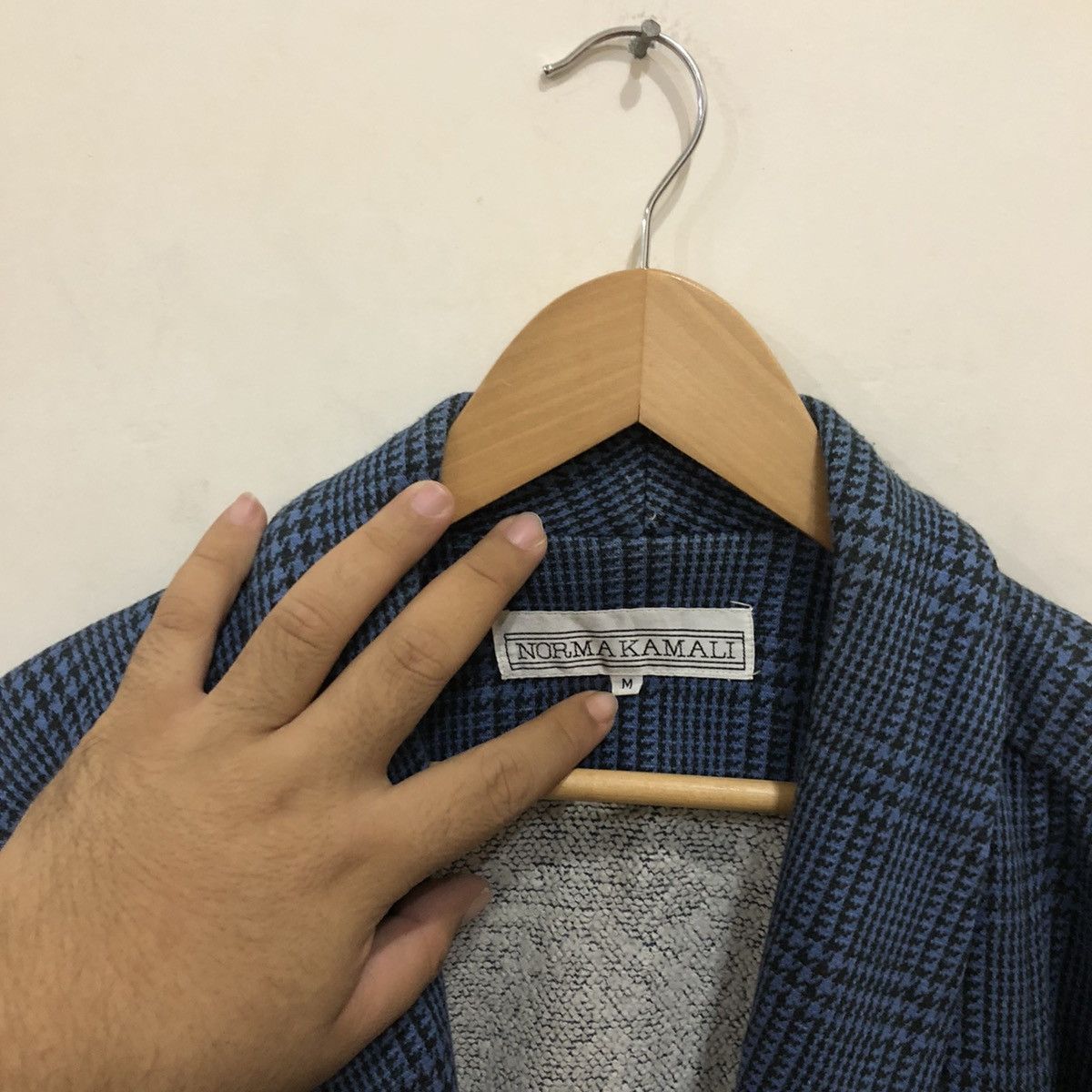 Japanese Brand Norma Kamali Double Breast Tartan Design Size US M / EU 48-50 / 2 - 6 Thumbnail
