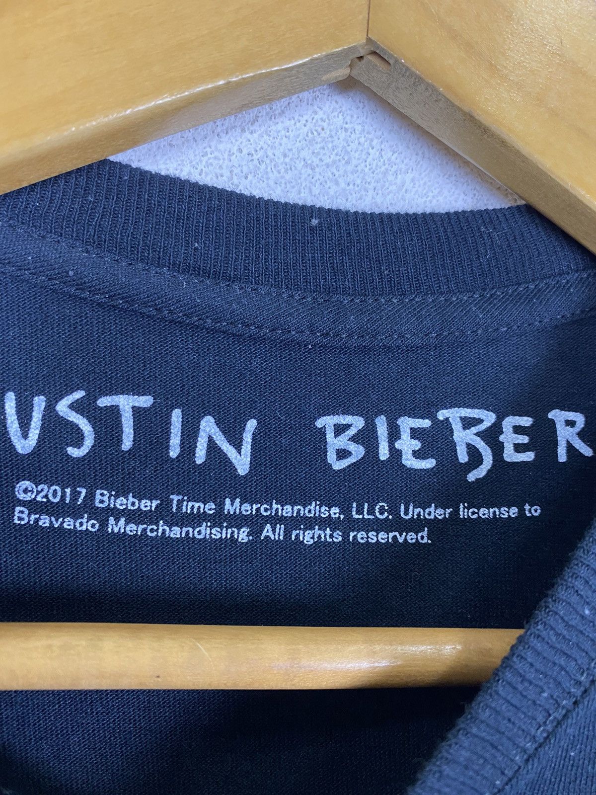 Band Tees × Justin Bieber × Rap Tees 2017 Justin Bieber Black Men T-Shirt Size US S / EU 44-46 / 1 - 5 Thumbnail