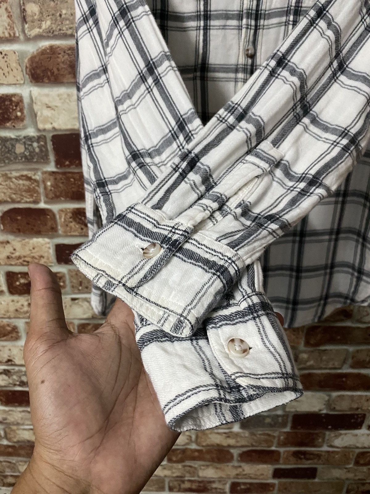 Flannel × Uniqlo UNIQLO FLANNEL SHIRT Size US L / EU 52-54 / 3 - 4 Thumbnail