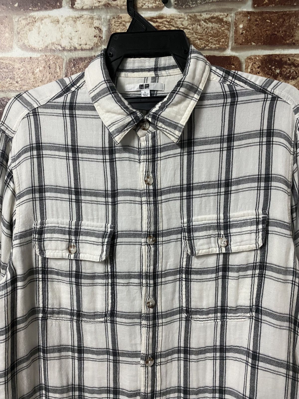 Flannel × Uniqlo UNIQLO FLANNEL SHIRT Size US L / EU 52-54 / 3 - 3 Thumbnail