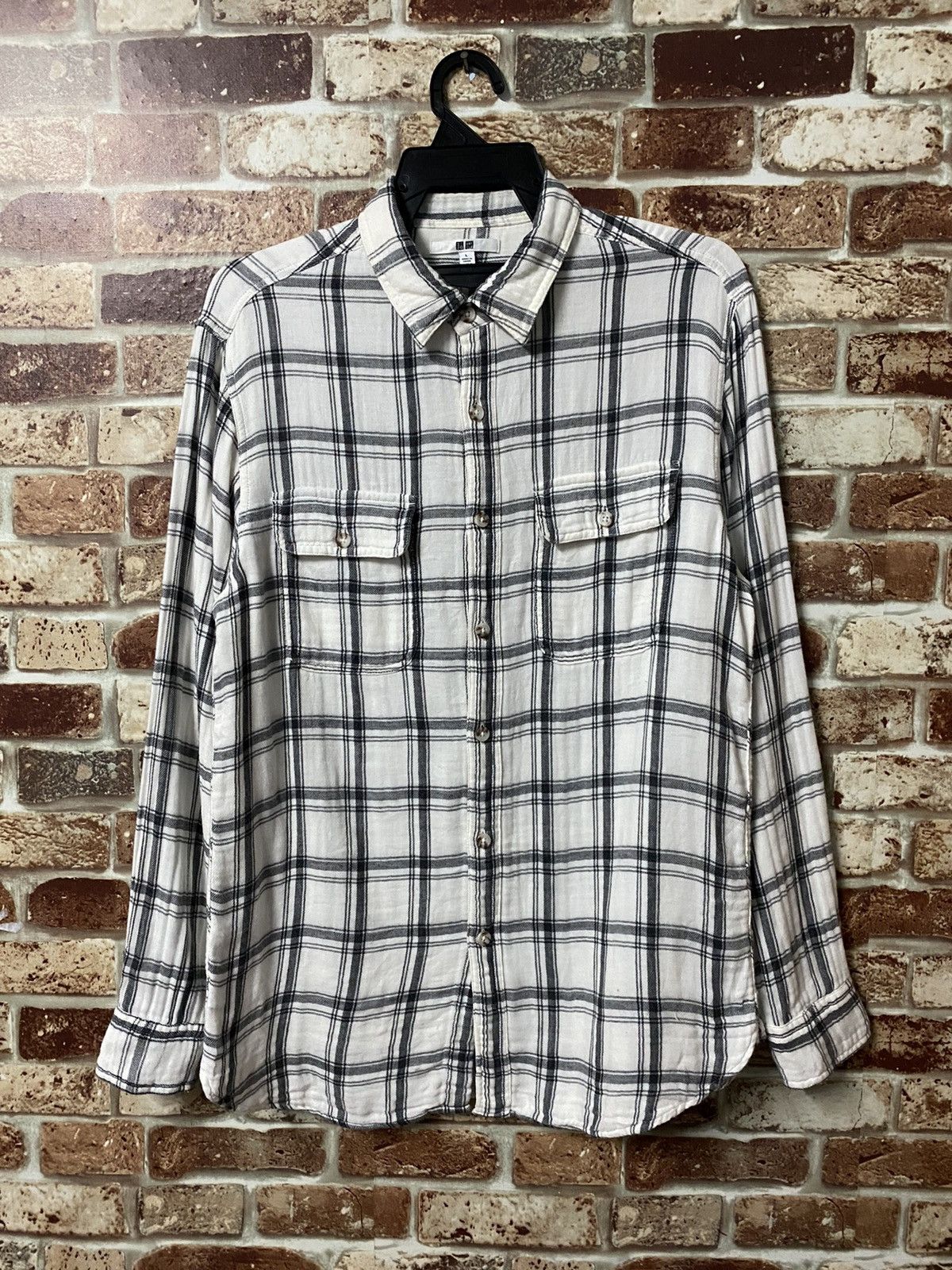 Flannel × Uniqlo UNIQLO FLANNEL SHIRT Size US L / EU 52-54 / 3 - 1 Thumbnail