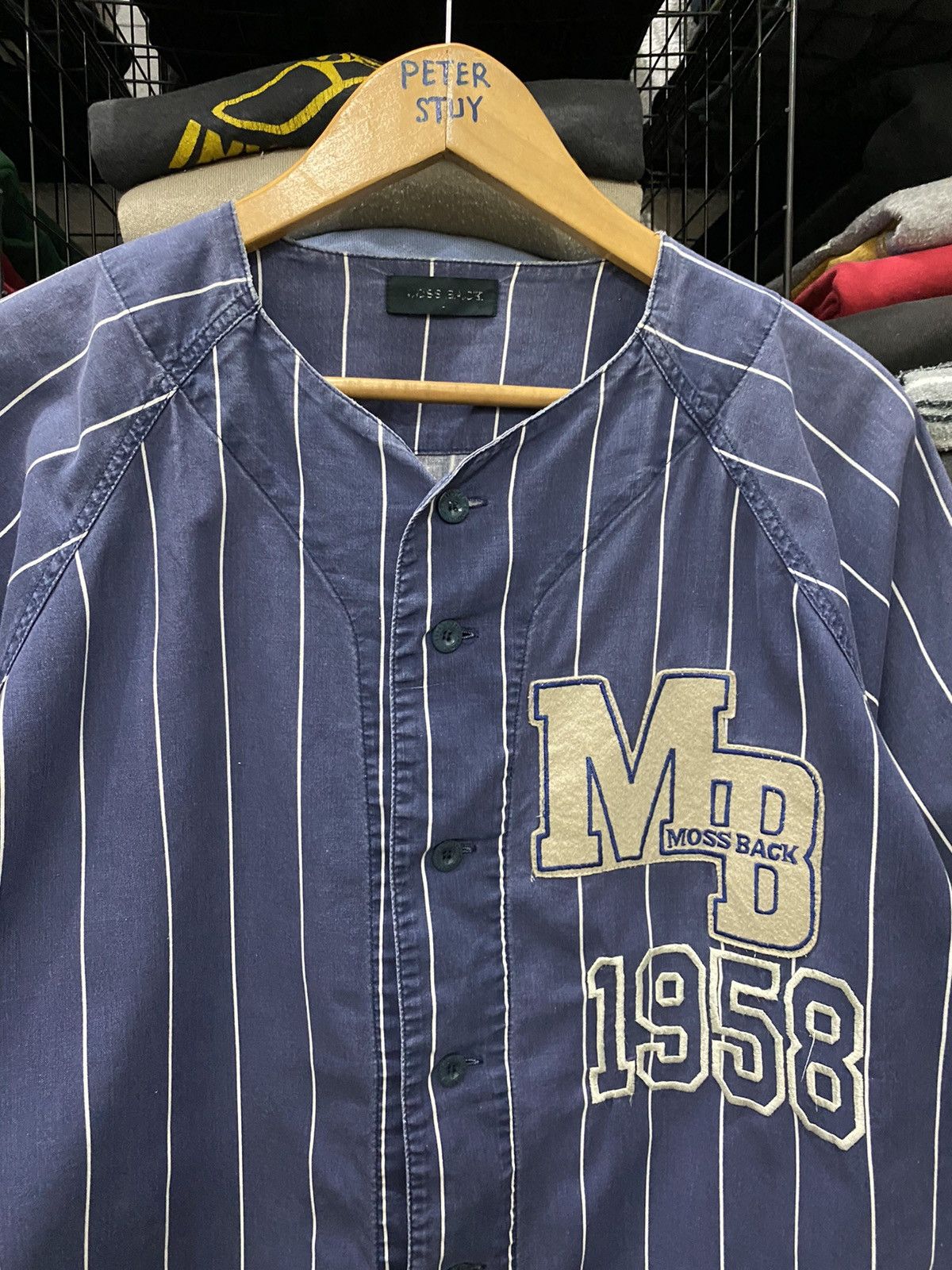 Japanese Brand Vintage Moss Back Shirt Nice Design Size US L / EU 52-54 / 3 - 3 Thumbnail