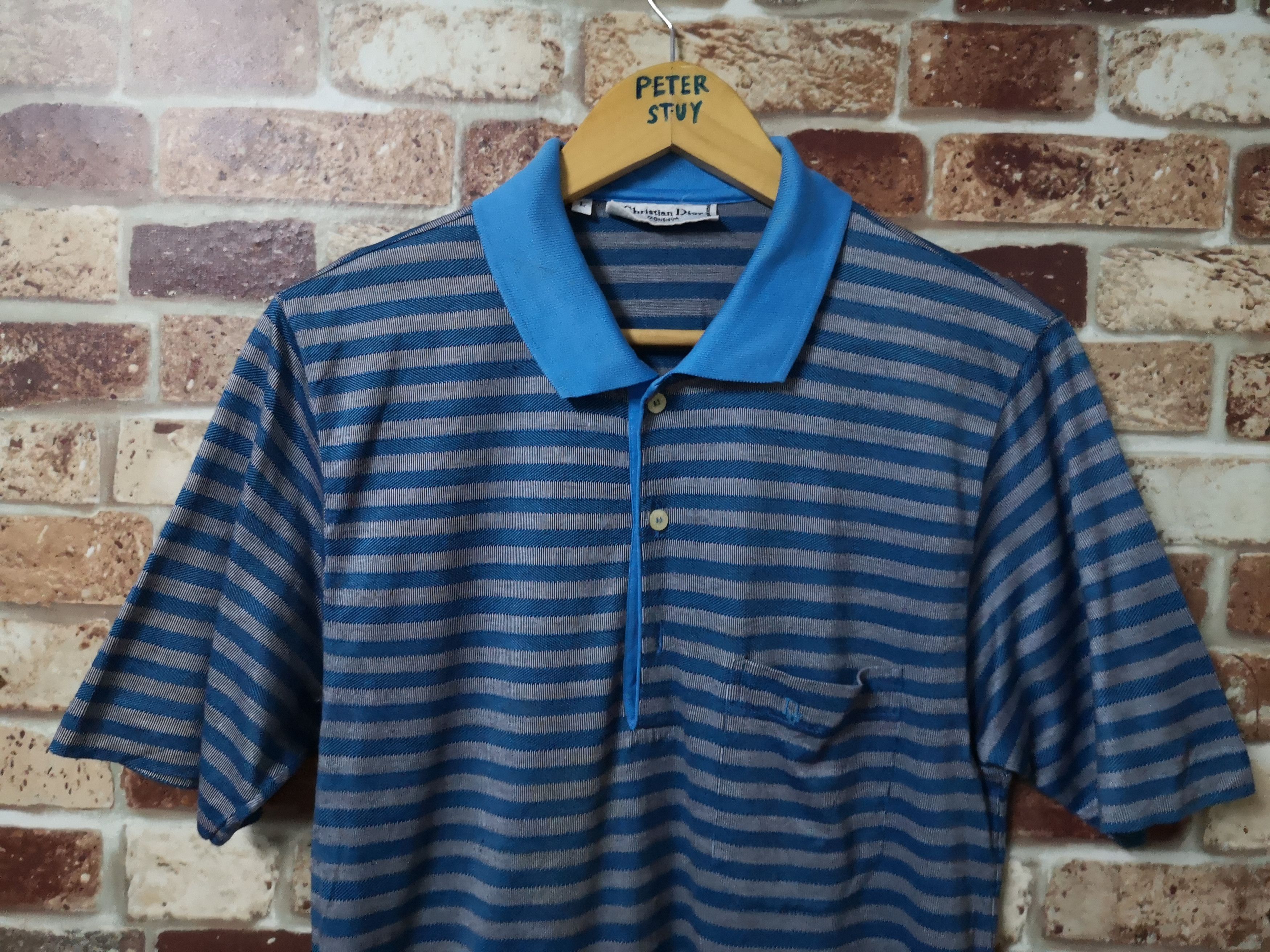 Christian Dior Monsieur × Vintage 🔥Vintage Christian Dior Monsieur Polo T-shirt Size US L / EU 52-54 / 3 - 2 Thumbnail