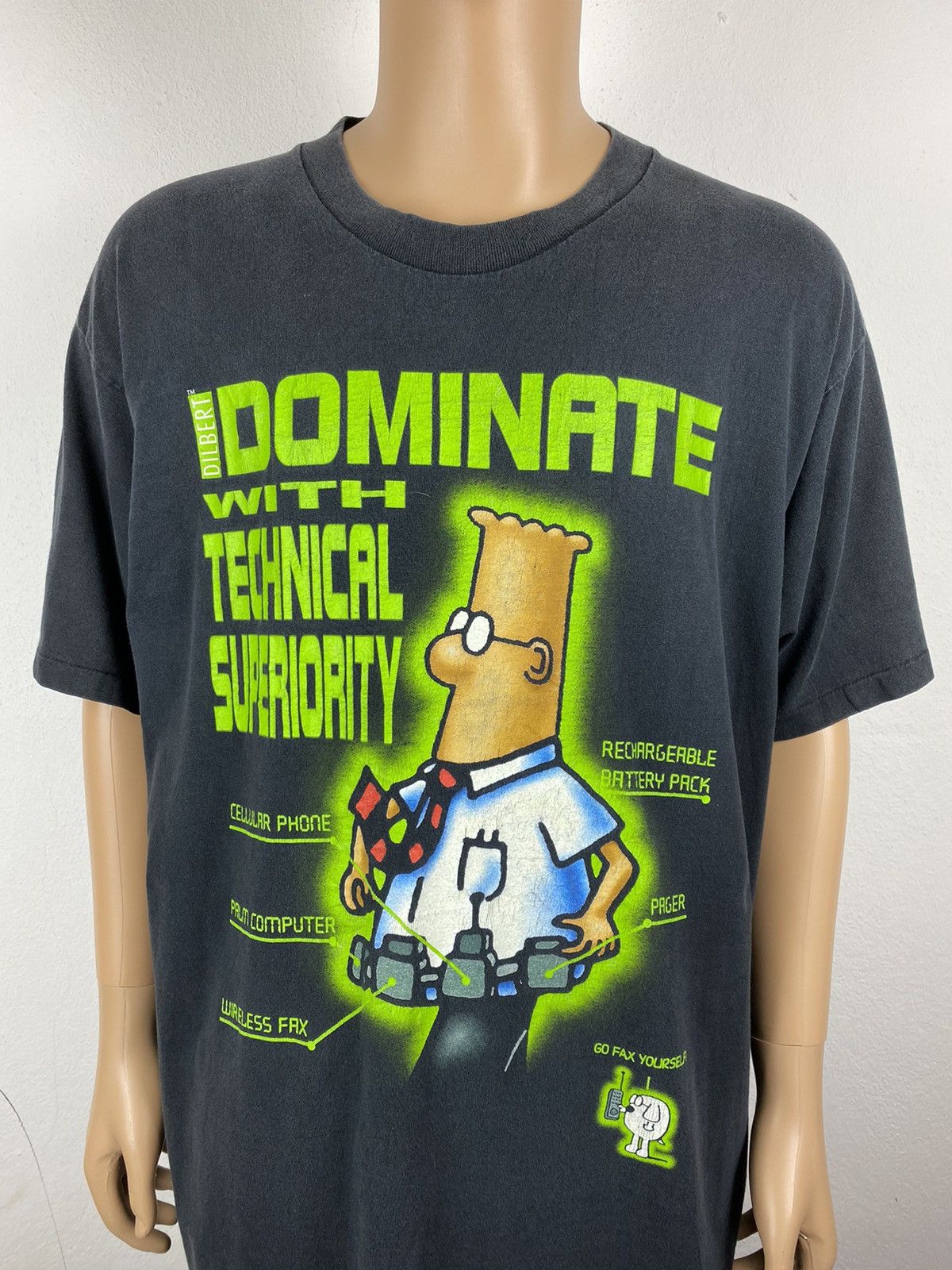 Vintage 🔥Vintage I Dominate With Technical Superiority T-Shirt Size US XL / EU 56 / 4 - 3 Thumbnail