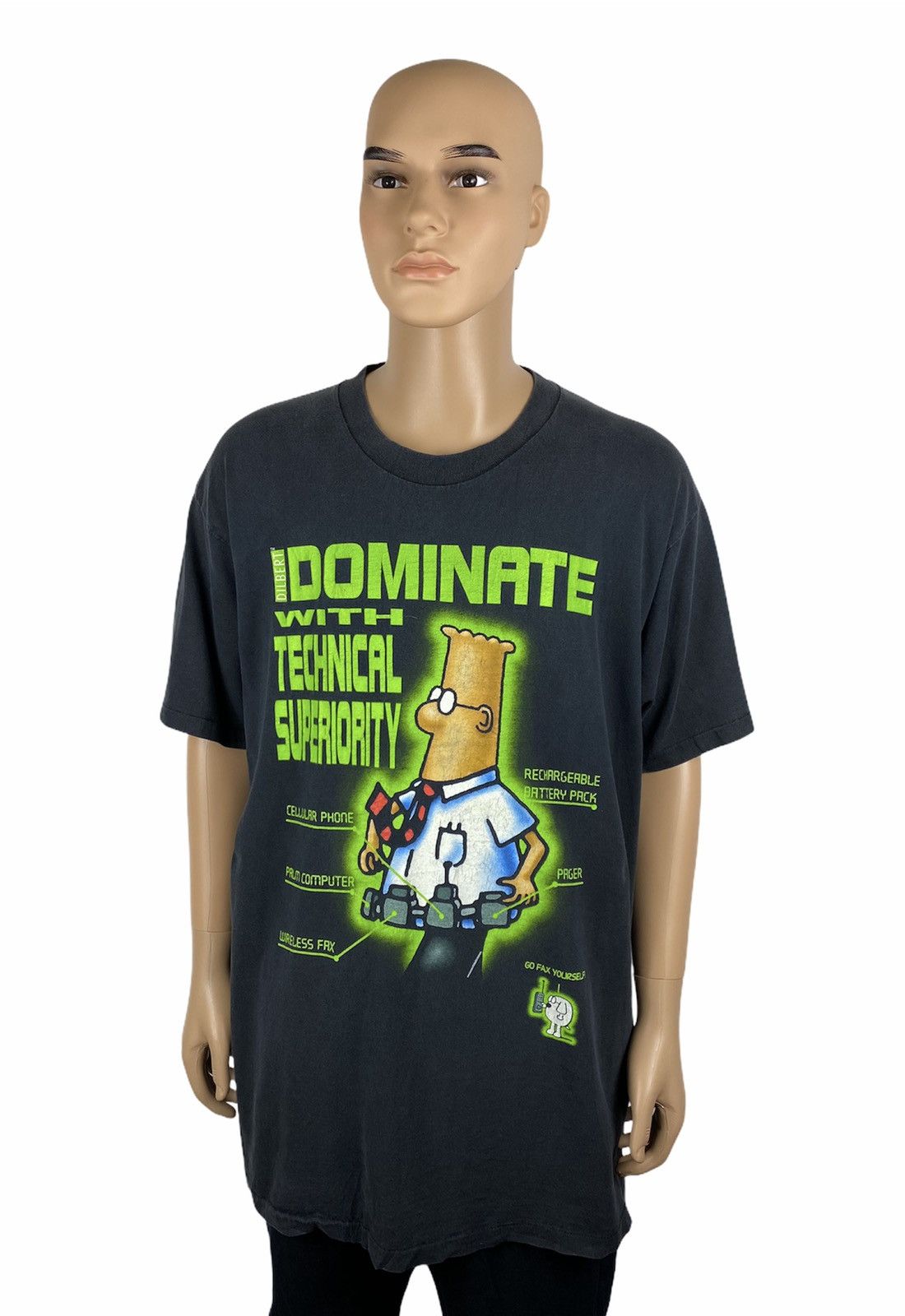 Vintage 🔥Vintage I Dominate With Technical Superiority T-Shirt Size US XL / EU 56 / 4 - 1 Thumbnail