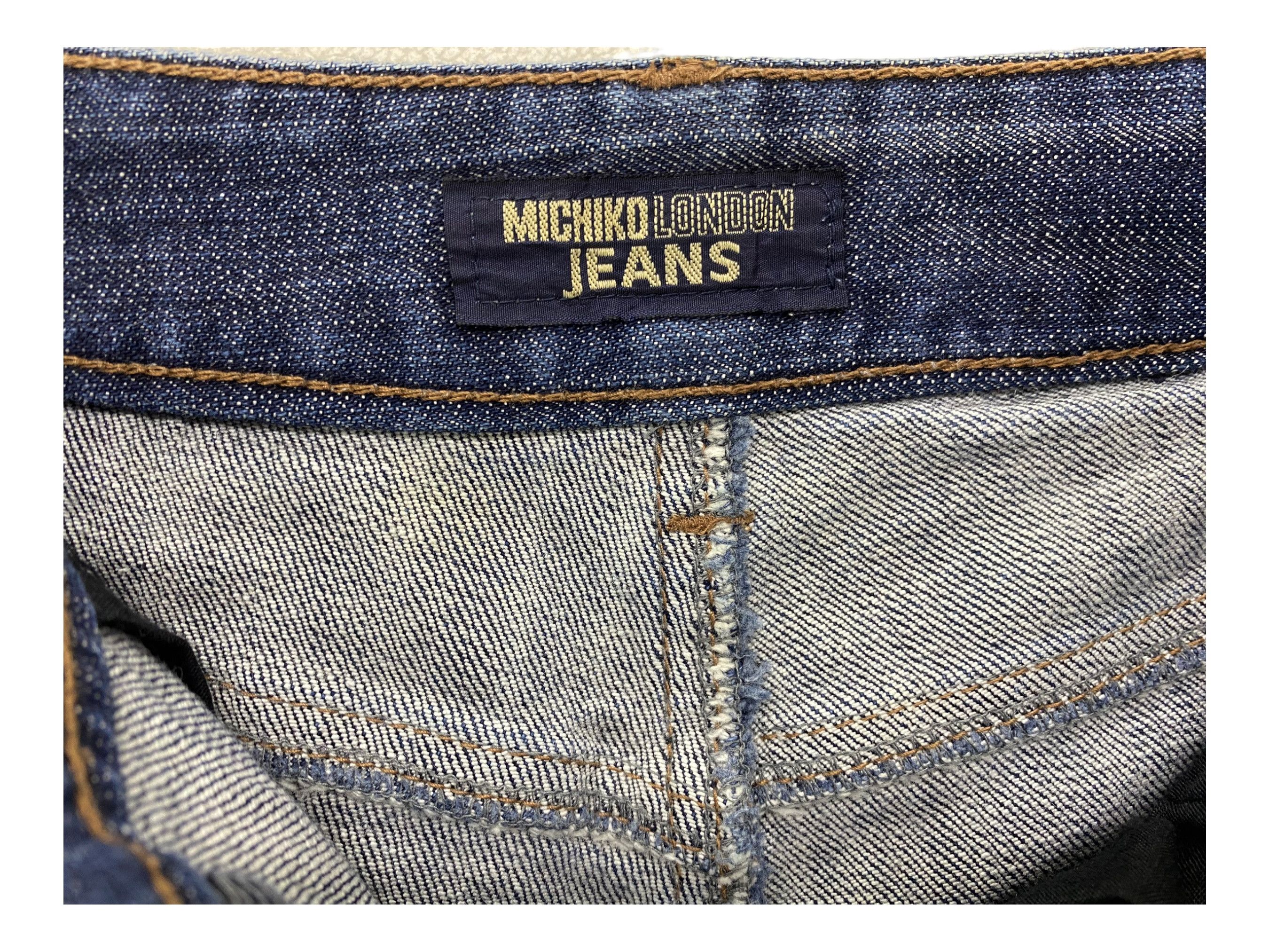 Designer × Michiko Koshino London Michiko London Flare Jeans Bootcut Jeans Size 28" / US 6 / IT 42 - 9 Thumbnail