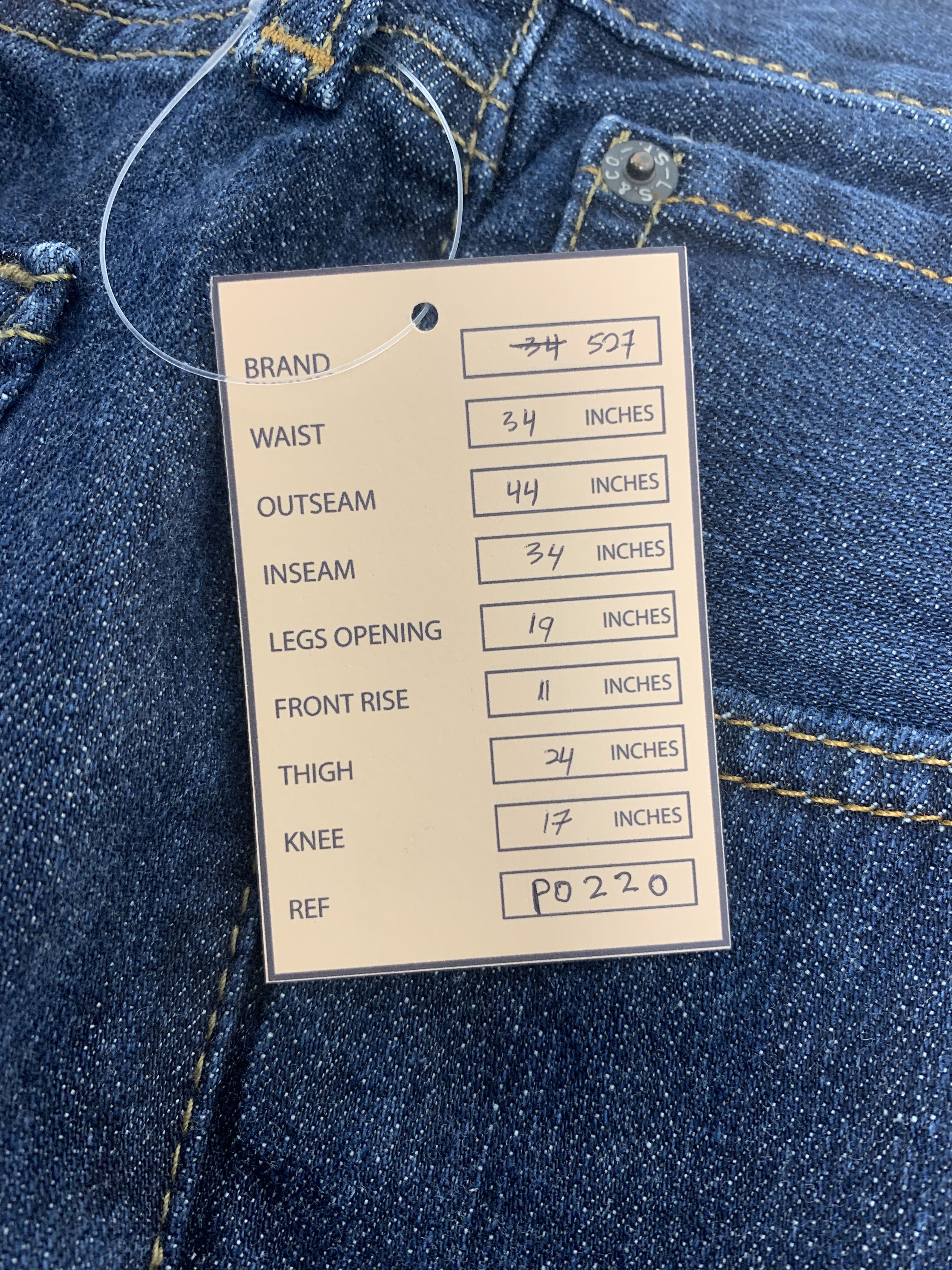 Levi's × Vintage Vintage LEVI'S 527 BootCut Faded Mid Wash Jeans P0220 Size US 34 / EU 50 - 25 Thumbnail