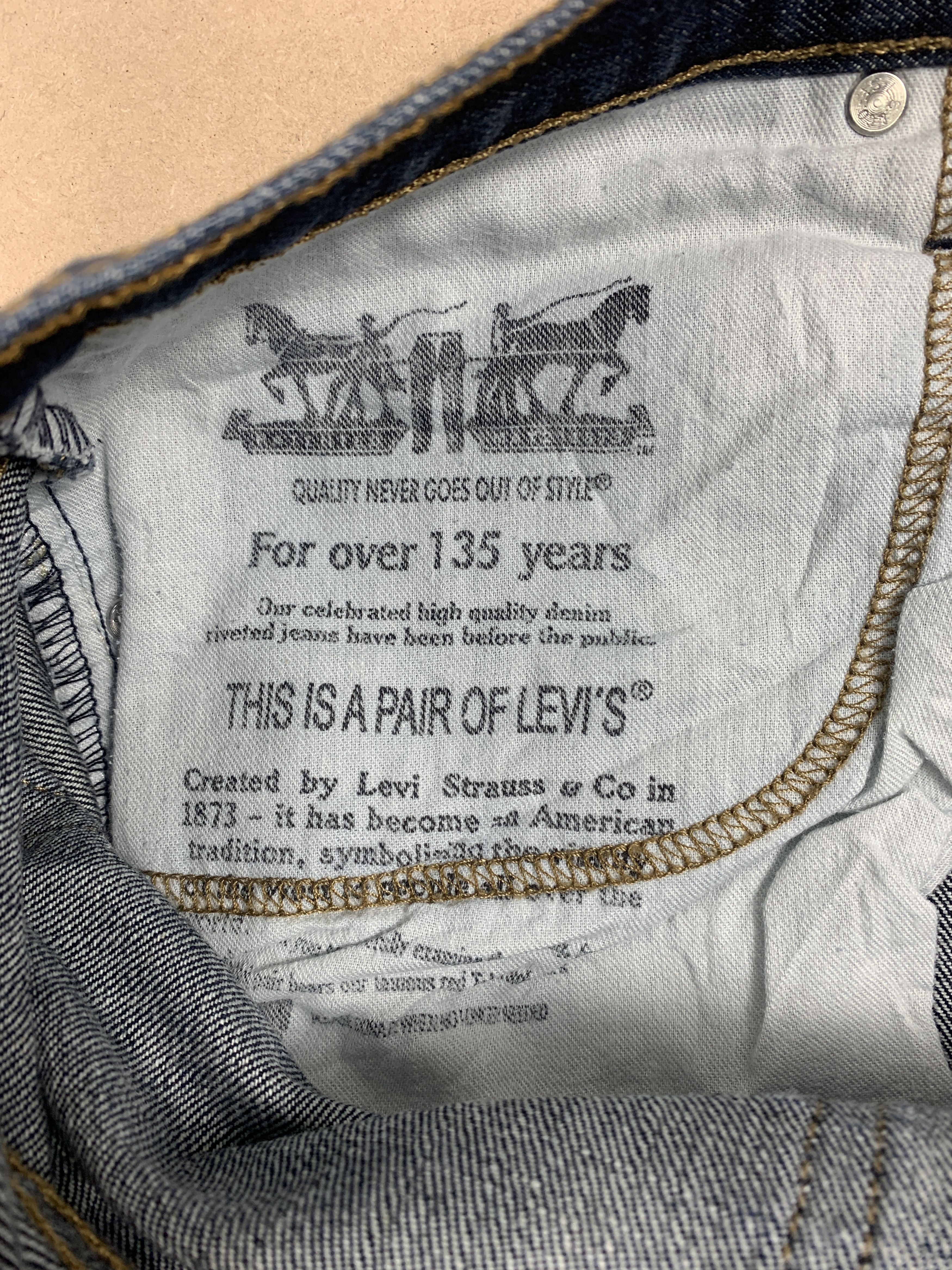 Levi's × Vintage Vintage LEVI'S 527 BootCut Faded Mid Wash Jeans P0220 Size US 34 / EU 50 - 13 Thumbnail