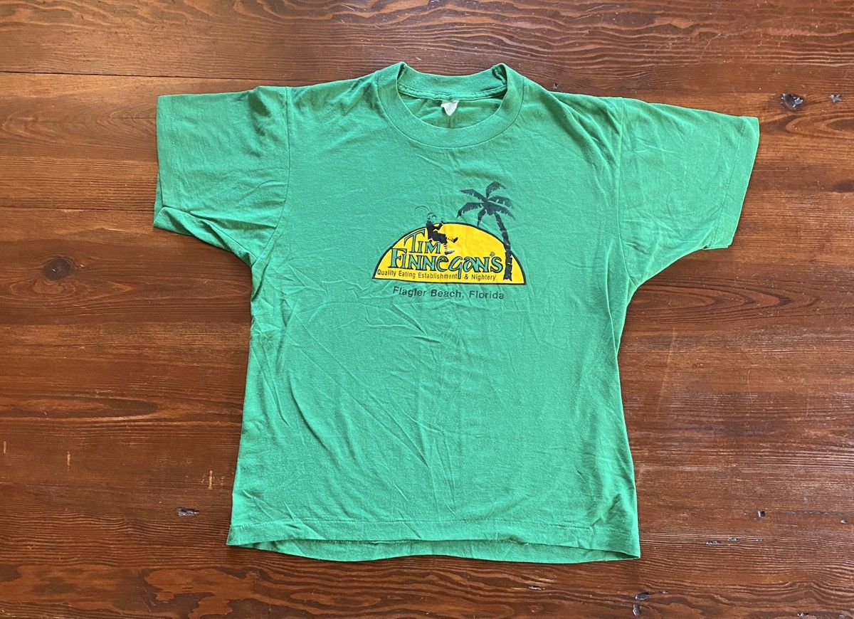 Vintage Vintage 80’s Finnegan’s Bar Florida Single Stitch Tee Size US M / EU 48-50 / 2 - 1 Thumbnail