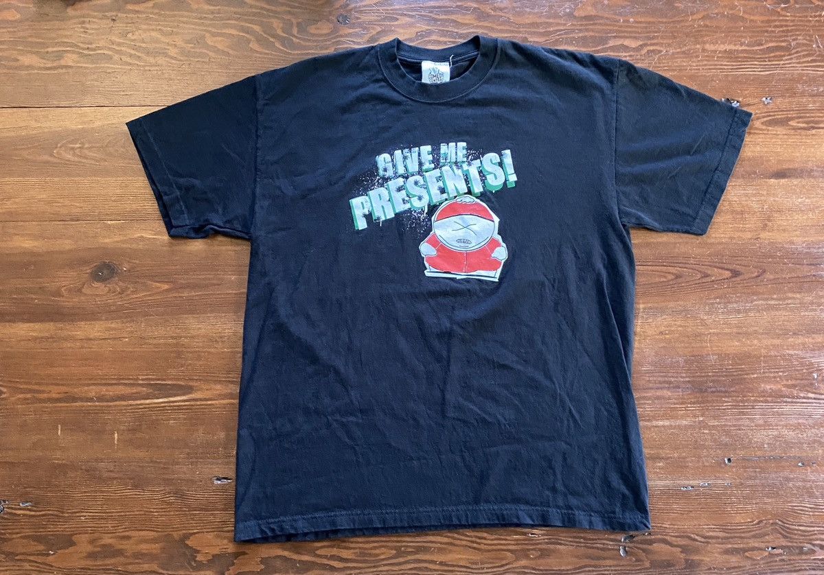 Cartoon Network 2005 South Park Cartman Give Me Presents! Comedy Central Tee Size US XL / EU 56 / 4 - 1 Thumbnail