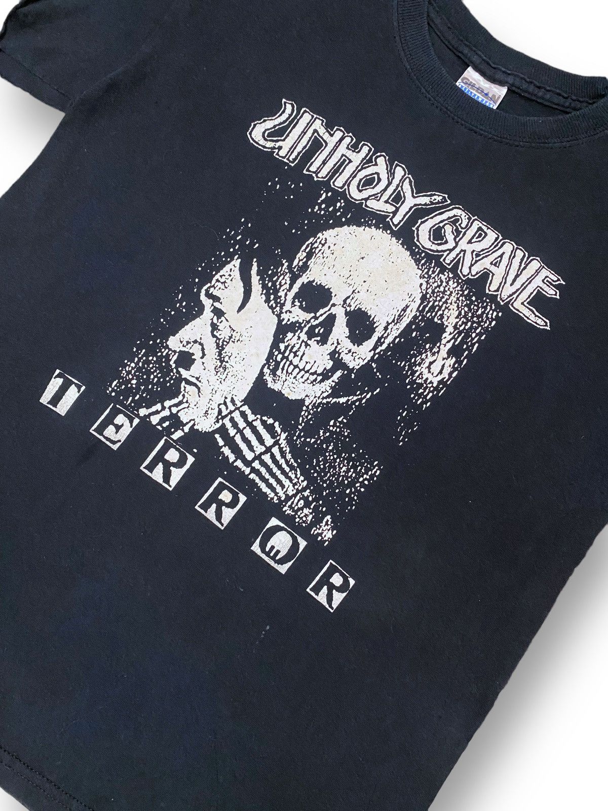 Band Tees Japan Bans 90s Formed Unhole Grave Metal Grindcore Death Size US S / EU 44-46 / 1 - 2 Thumbnail