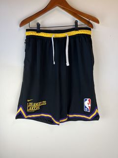 Mens Nike LeBron basketball Lakers retro pants #fashion #clothing