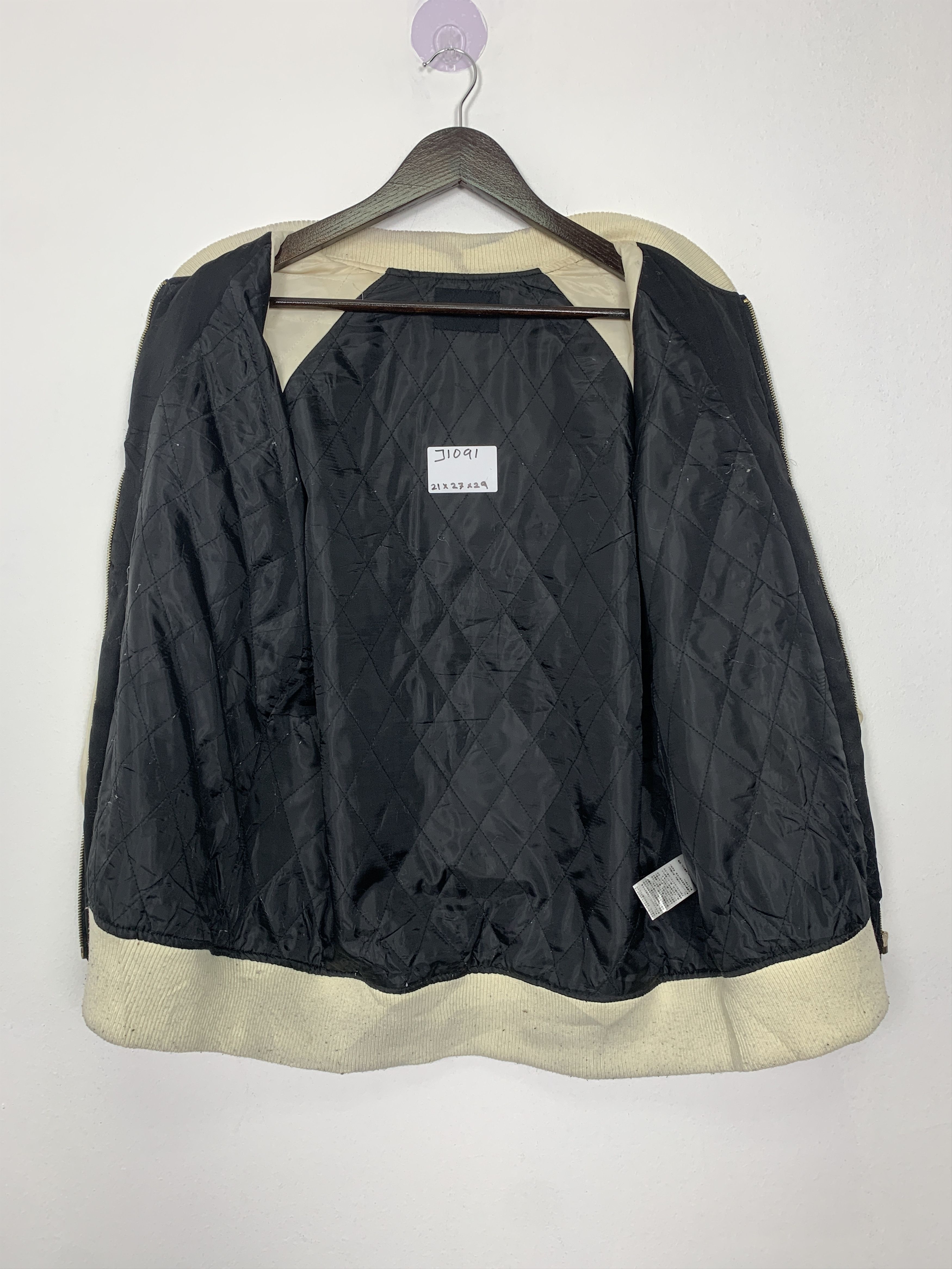 Japanese Brand Vintage ONE WAY Quilted Lining Zip Up Jacket Size US S / EU 44-46 / 1 - 9 Thumbnail