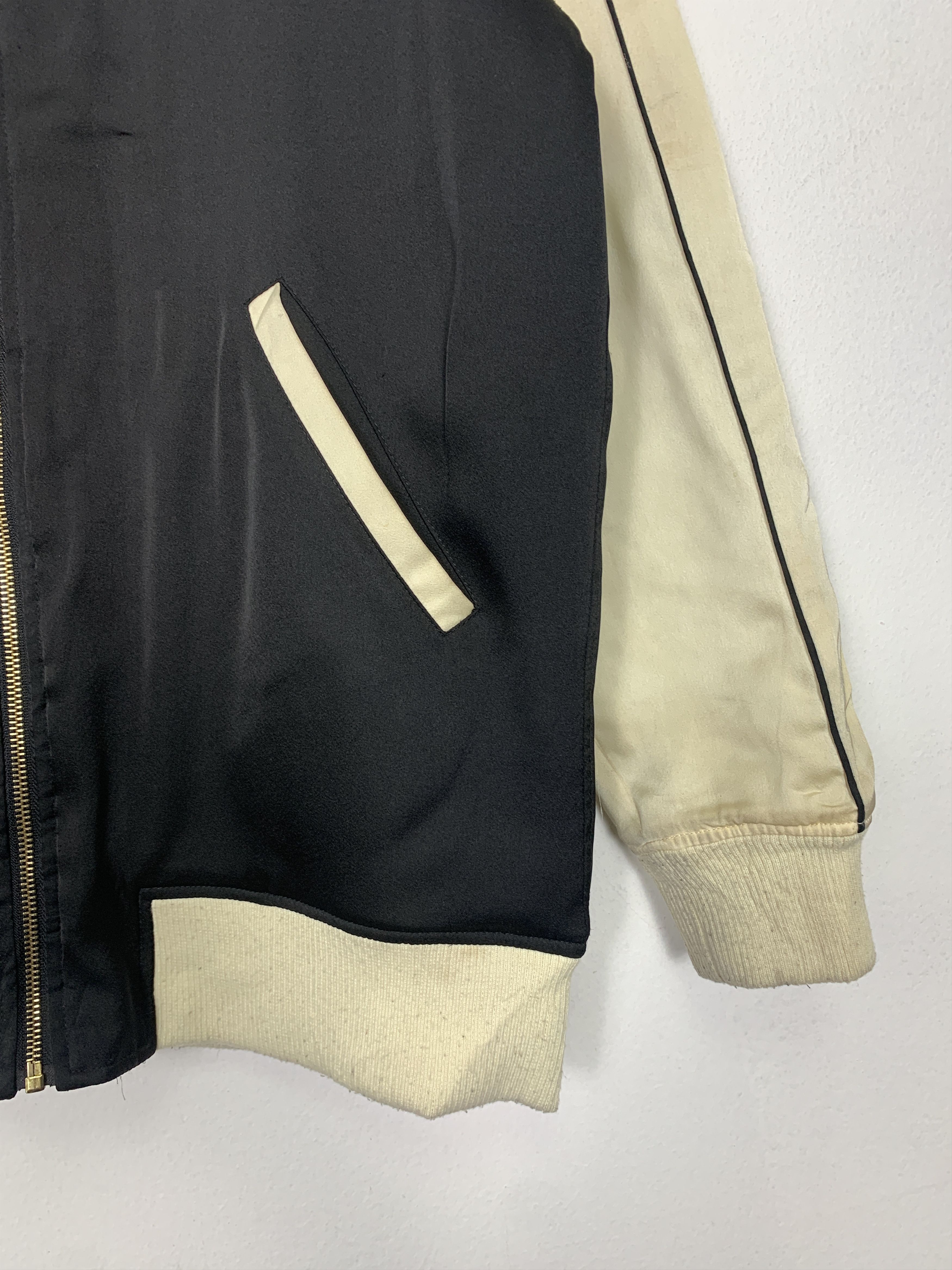 Japanese Brand Vintage ONE WAY Quilted Lining Zip Up Jacket Size US S / EU 44-46 / 1 - 5 Thumbnail
