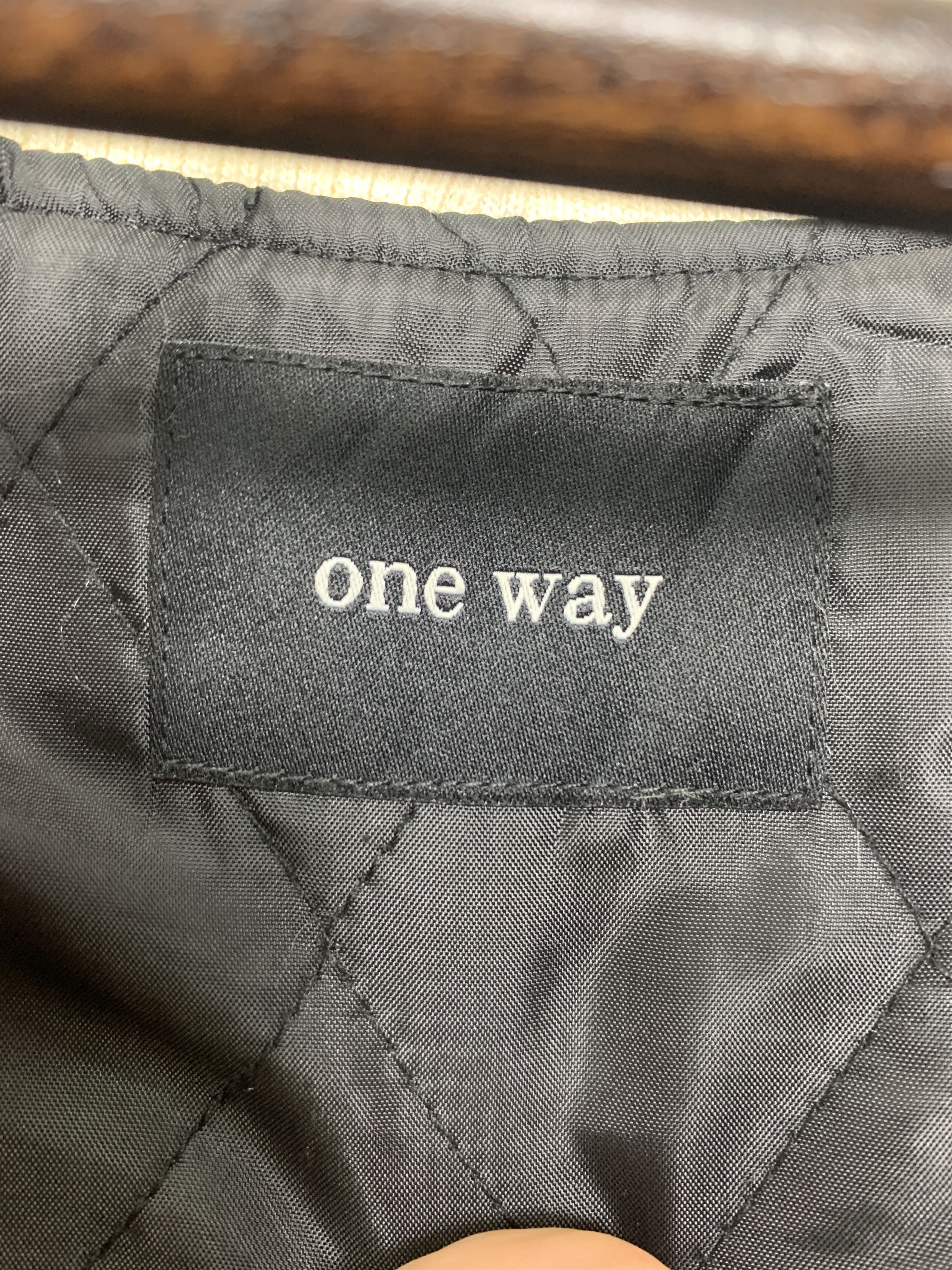 Japanese Brand Vintage ONE WAY Quilted Lining Zip Up Jacket Size US S / EU 44-46 / 1 - 10 Thumbnail