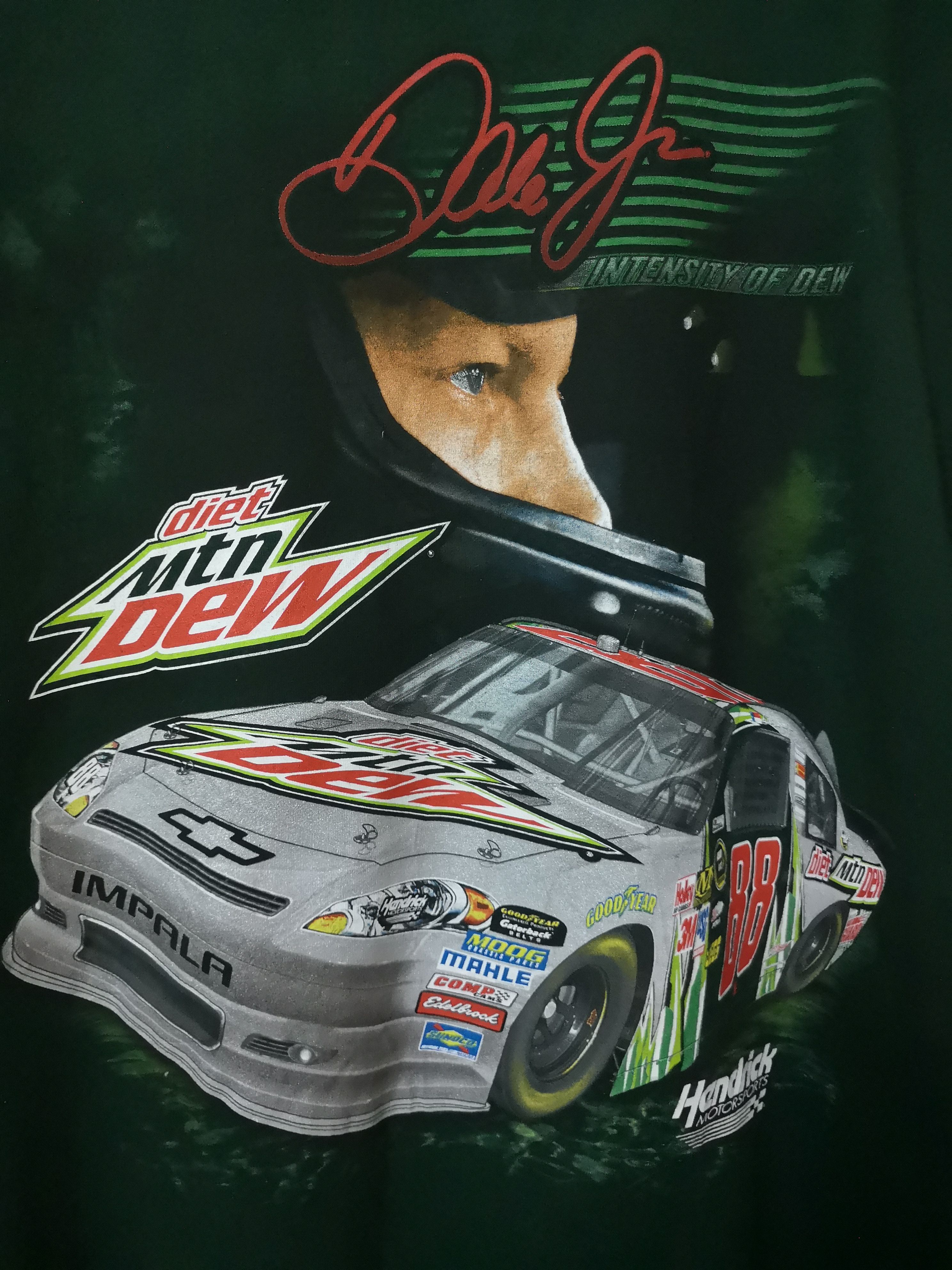 Mountain Dew × NASCAR 🔥Archieves🔥 RANCING TEE by NASCAR Size US XXL / EU 58 / 5 - 3 Thumbnail