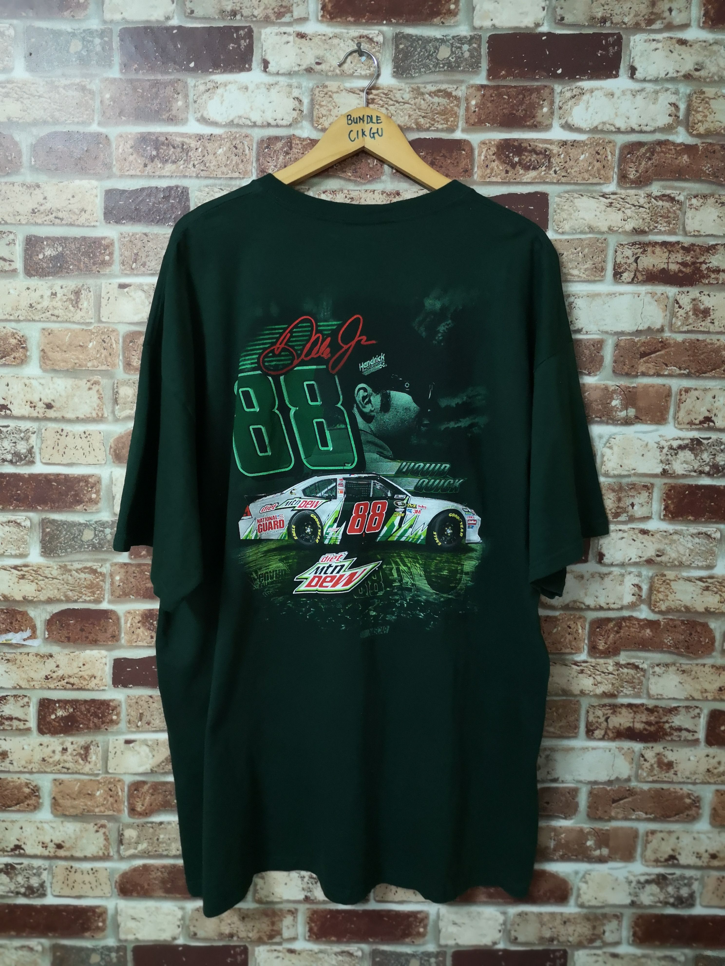 Mountain Dew × NASCAR 🔥Archieves🔥 RANCING TEE by NASCAR Size US XXL / EU 58 / 5 - 2 Thumbnail