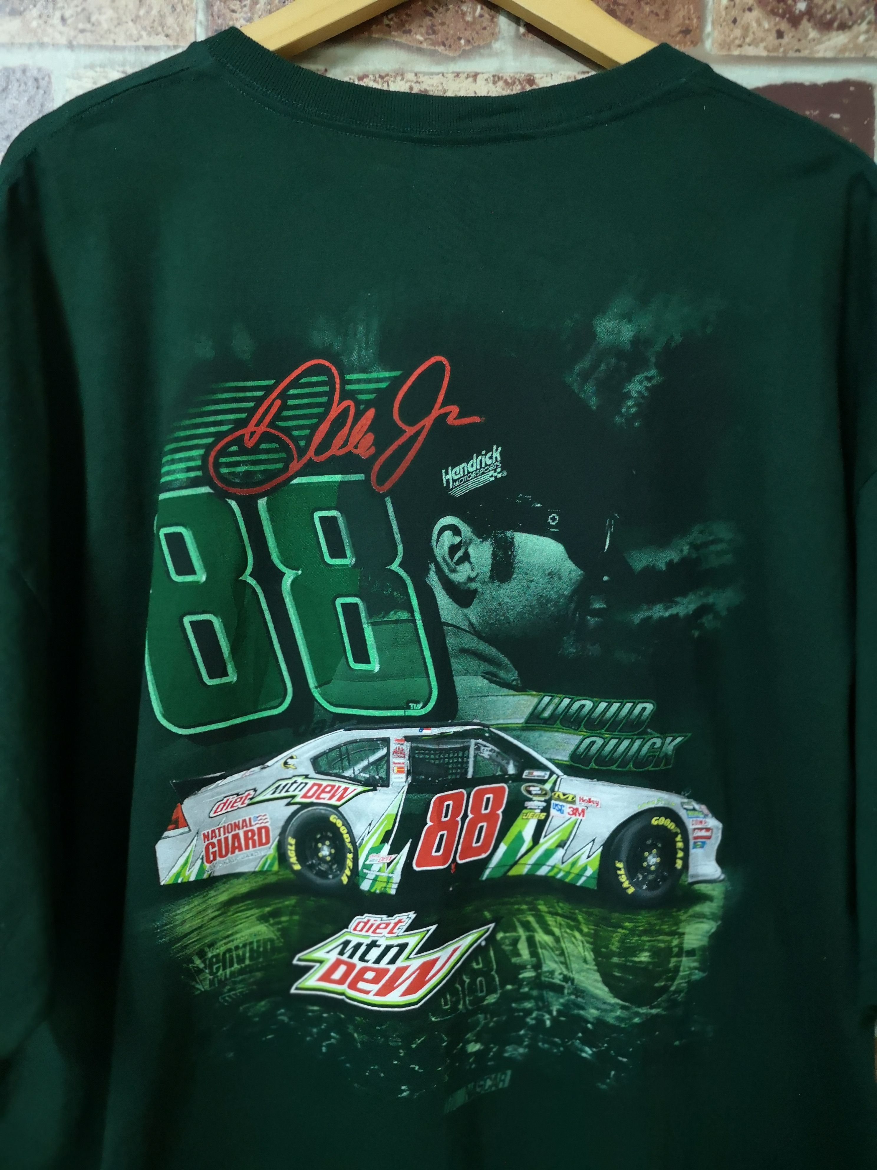 Mountain Dew × NASCAR 🔥Archieves🔥 RANCING TEE by NASCAR Size US XXL / EU 58 / 5 - 4 Thumbnail