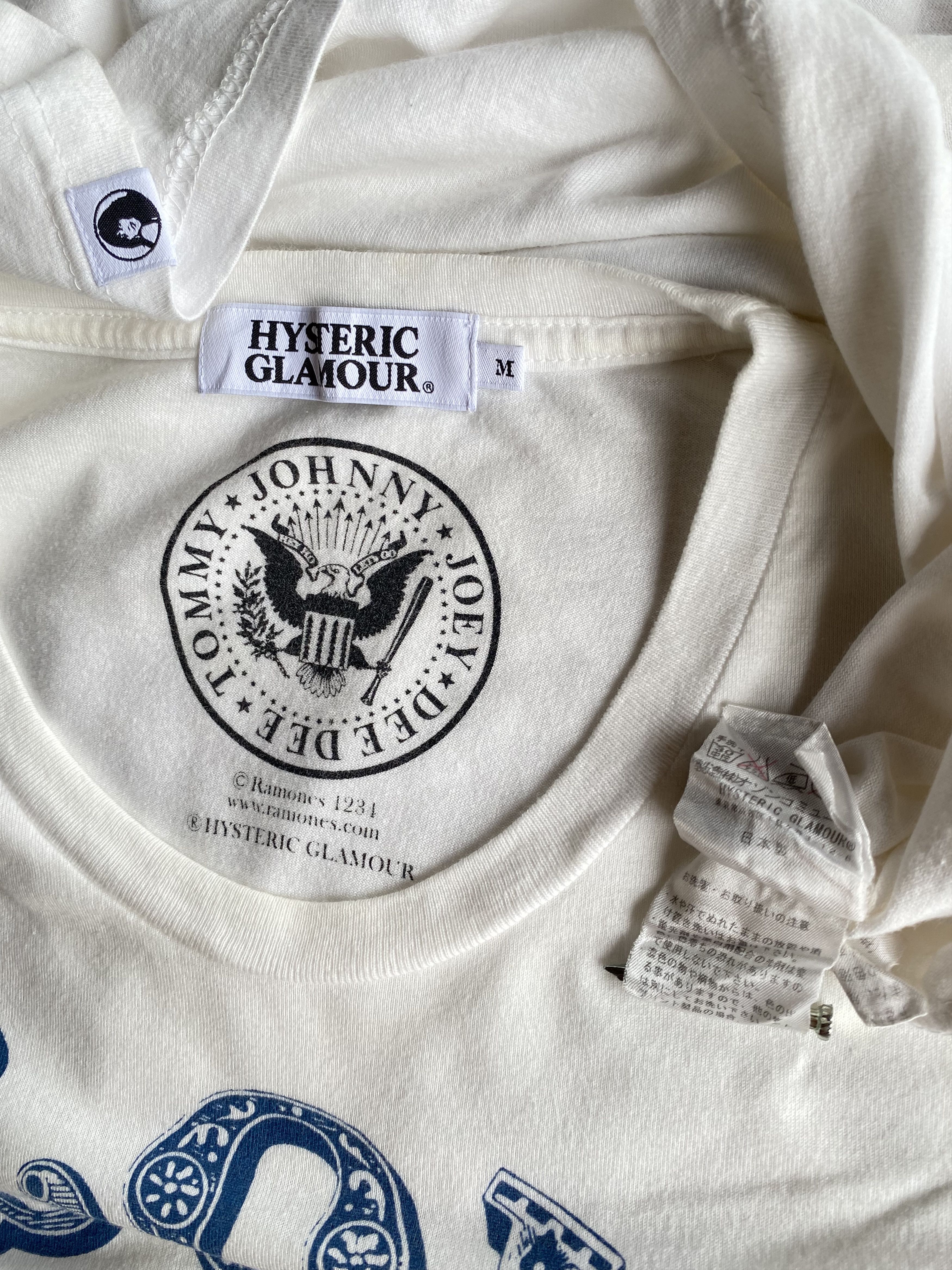 Band Tees × Hysteric Glamour × Japanese Brand 💥HYSTERIC GLAMOUR x JOEY RAMONES japanese brand tee shirt Size US M / EU 48-50 / 2 - 3 Thumbnail