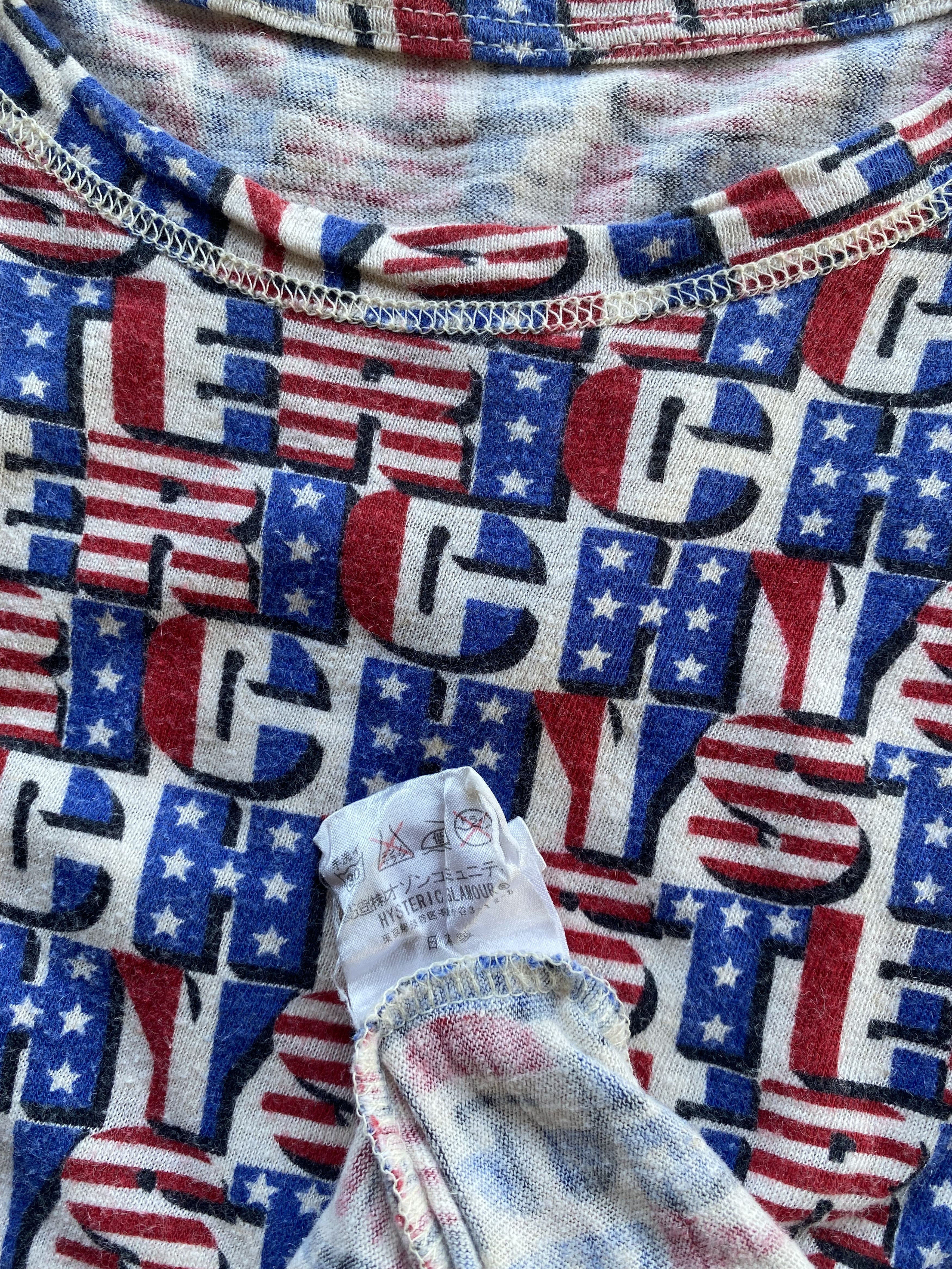 Hysteric Glamour 💥VINTAGE HYSTERIC GLAMOUR ovp fullprint japanese tee shirt Size ONE SIZE - 3 Thumbnail