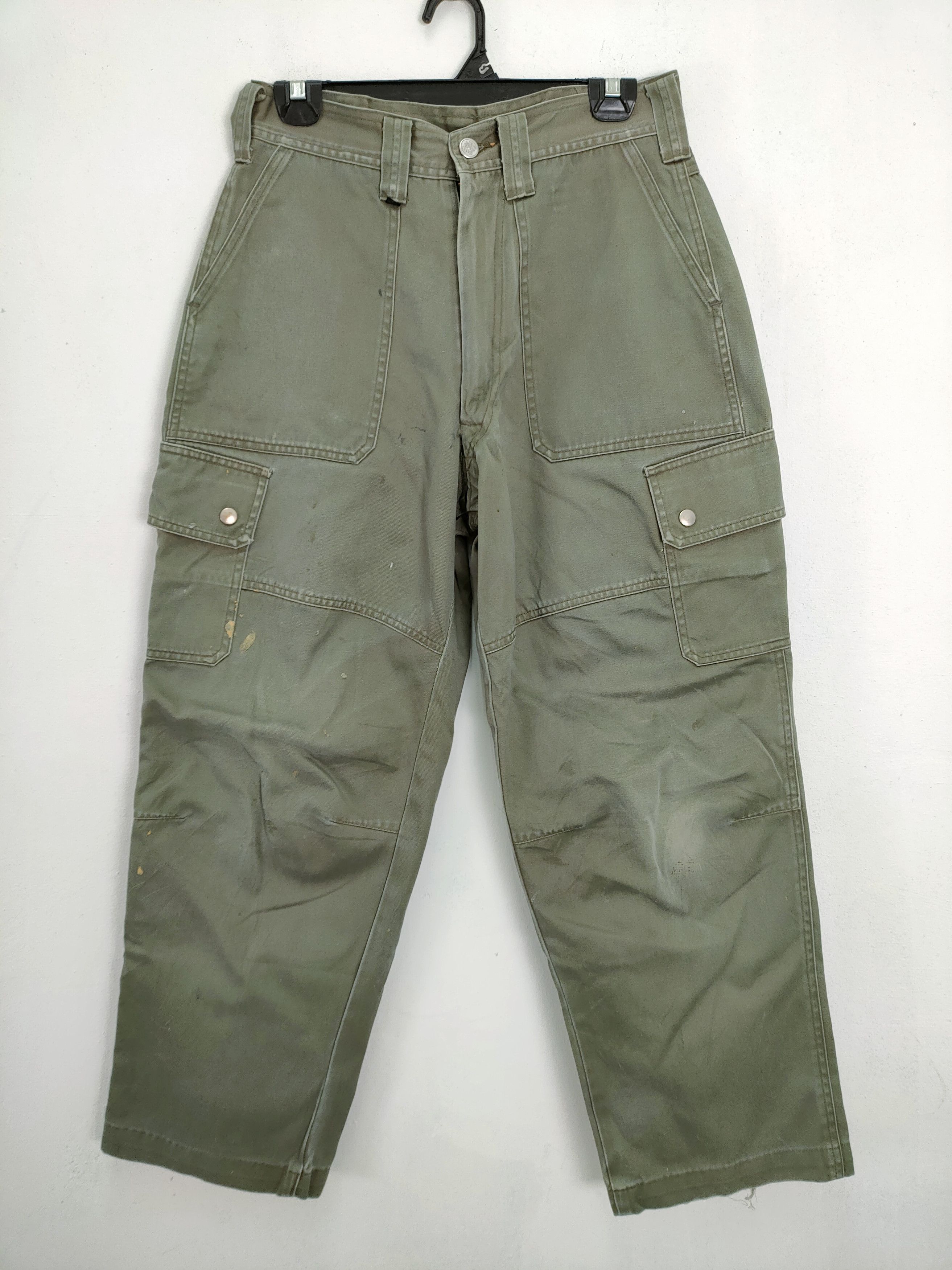 Japanese Brand JAPANESE BRAND BAGGY CARGO PANTS / TACTICAL PANTS Size US 28 / EU 44 - 1 Thumbnail