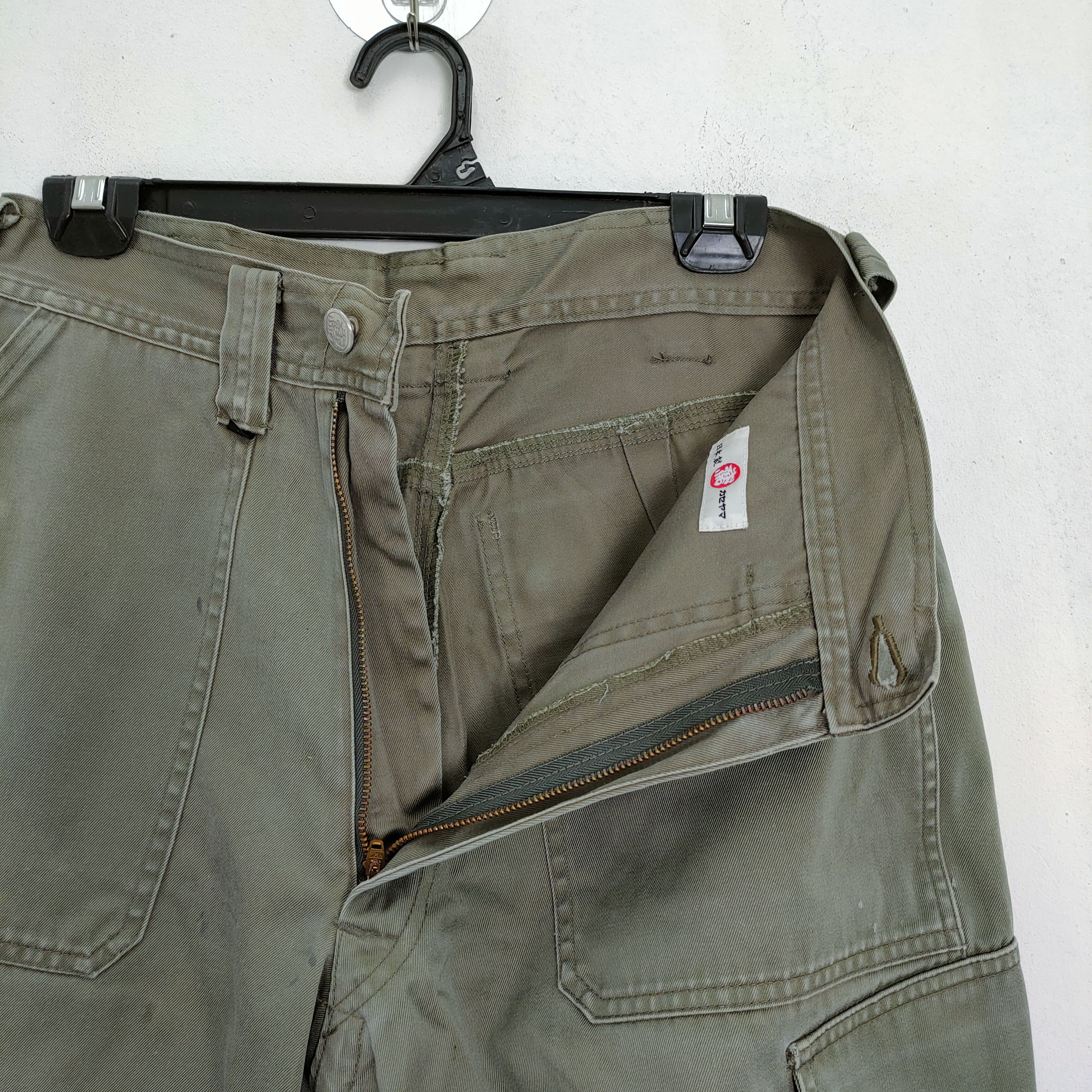Japanese Brand JAPANESE BRAND BAGGY CARGO PANTS / TACTICAL PANTS Size US 28 / EU 44 - 4 Thumbnail