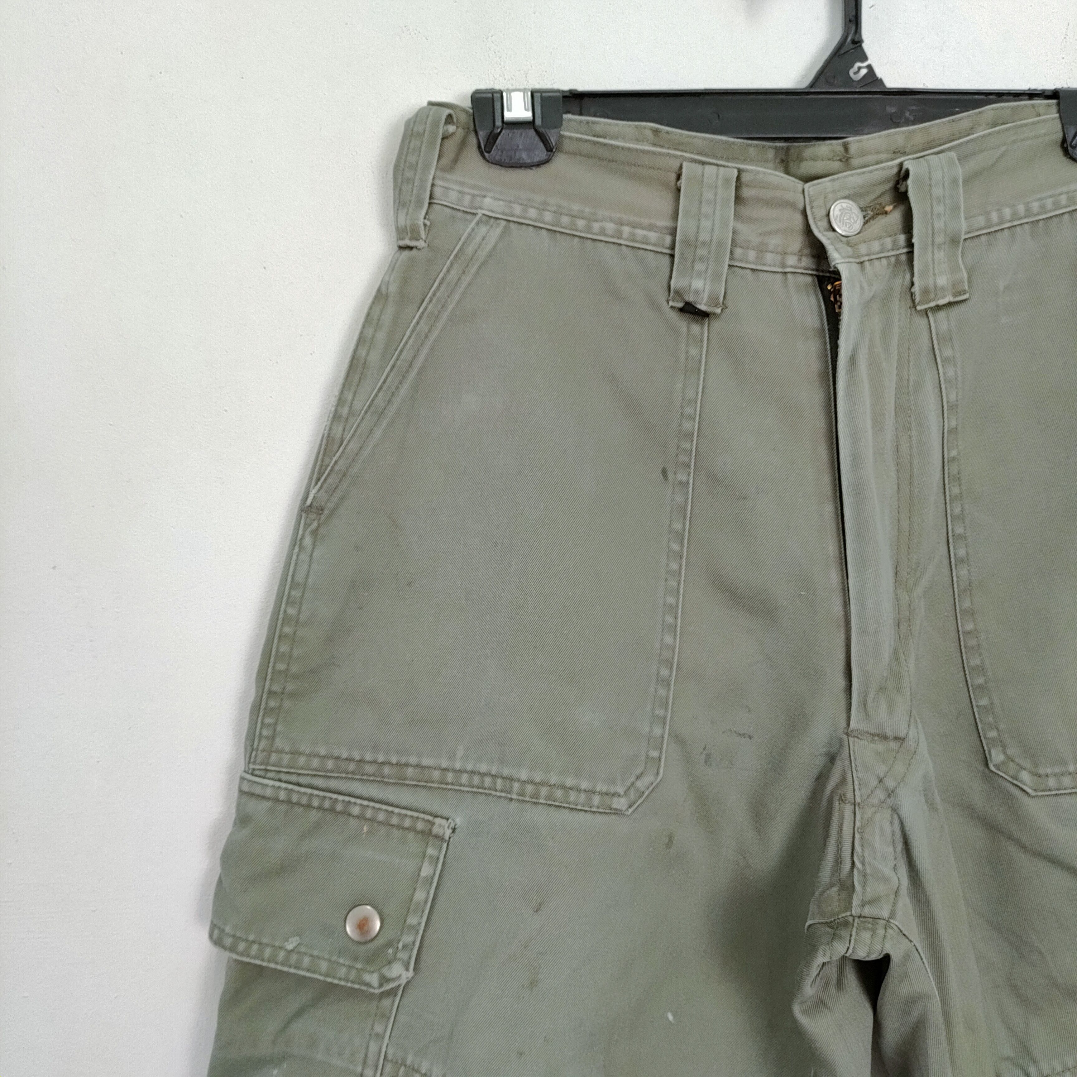 Japanese Brand JAPANESE BRAND BAGGY CARGO PANTS / TACTICAL PANTS Size US 28 / EU 44 - 5 Thumbnail