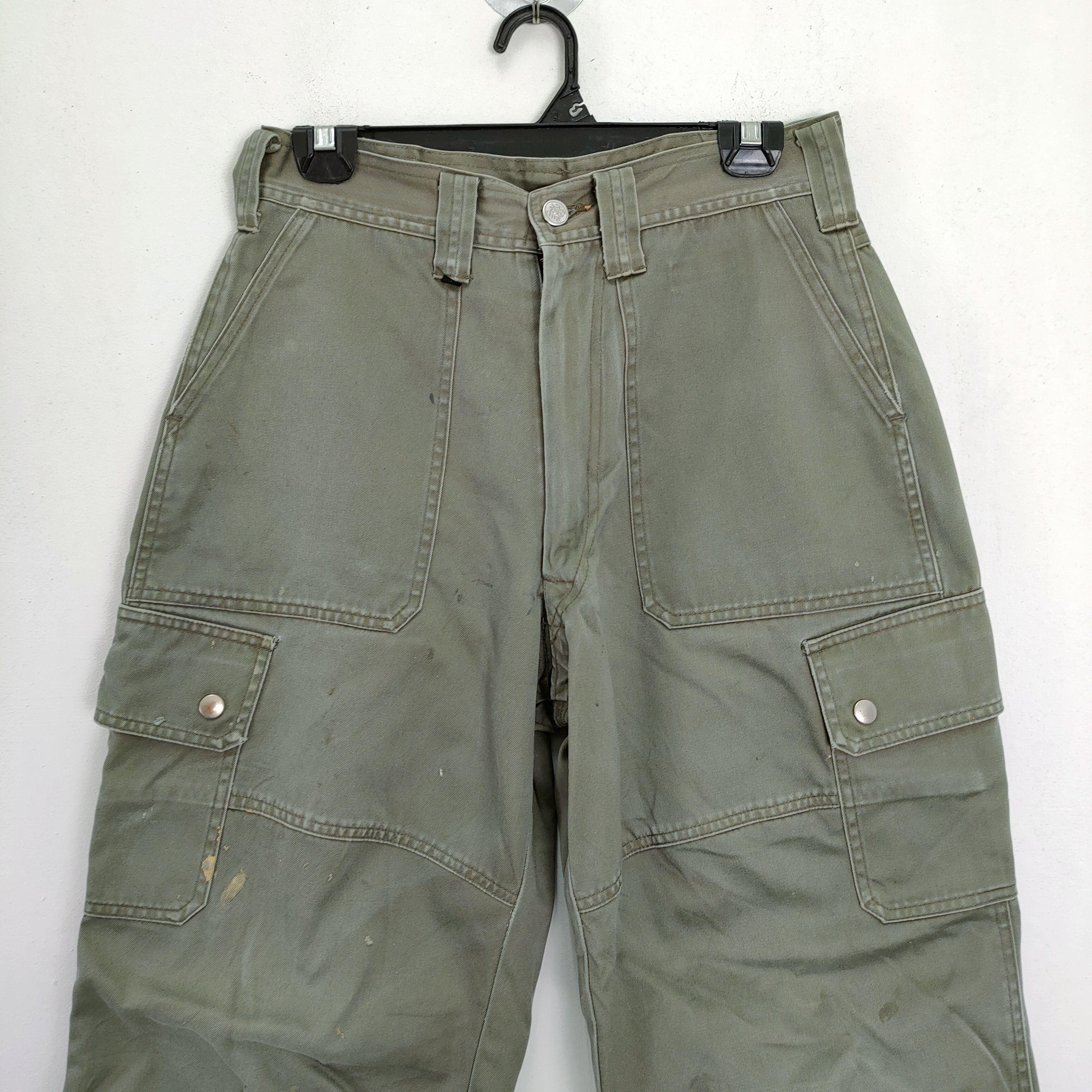 Japanese Brand JAPANESE BRAND BAGGY CARGO PANTS / TACTICAL PANTS Size US 28 / EU 44 - 2 Thumbnail