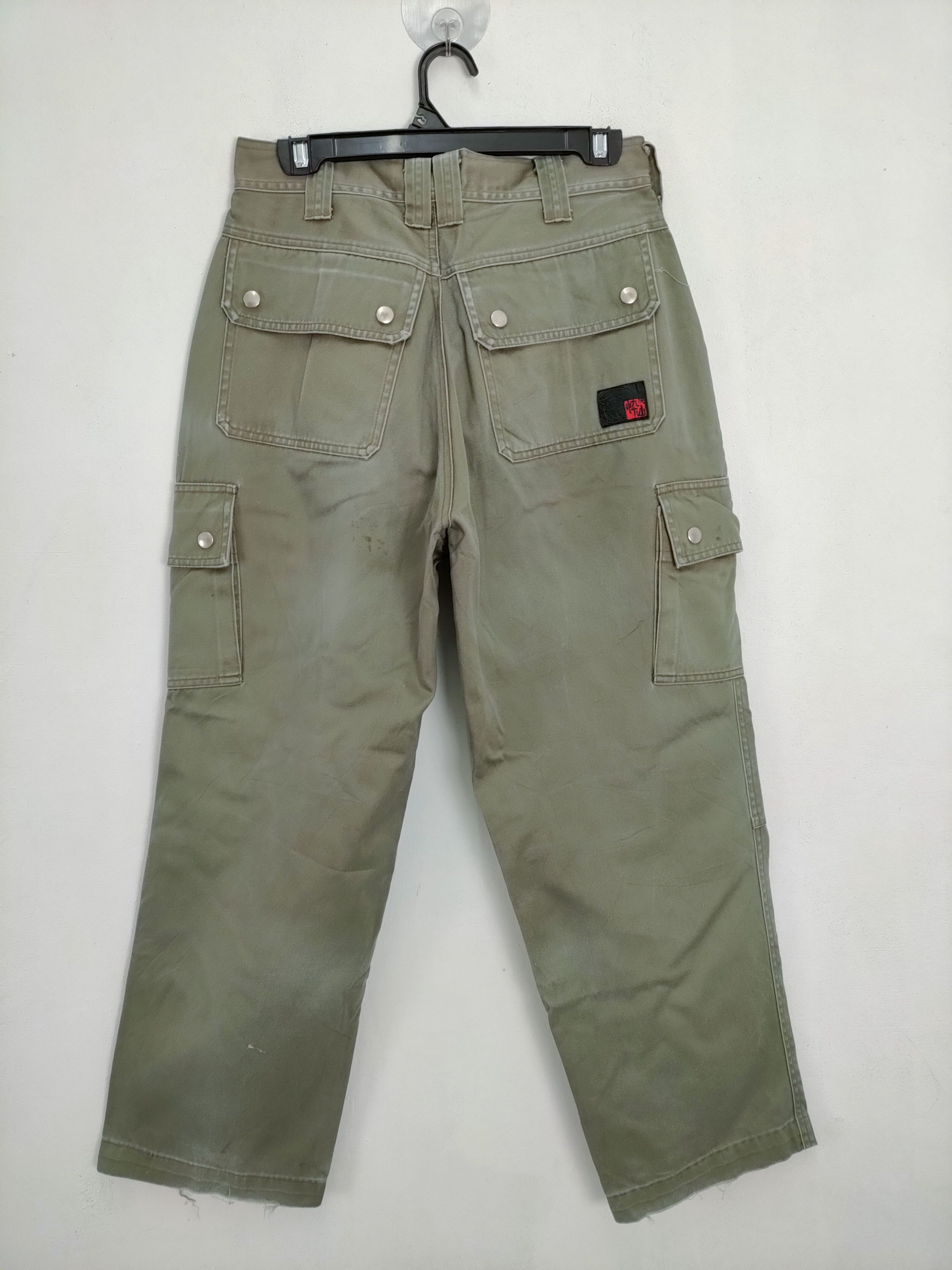 Japanese Brand JAPANESE BRAND BAGGY CARGO PANTS / TACTICAL PANTS Size US 28 / EU 44 - 9 Thumbnail