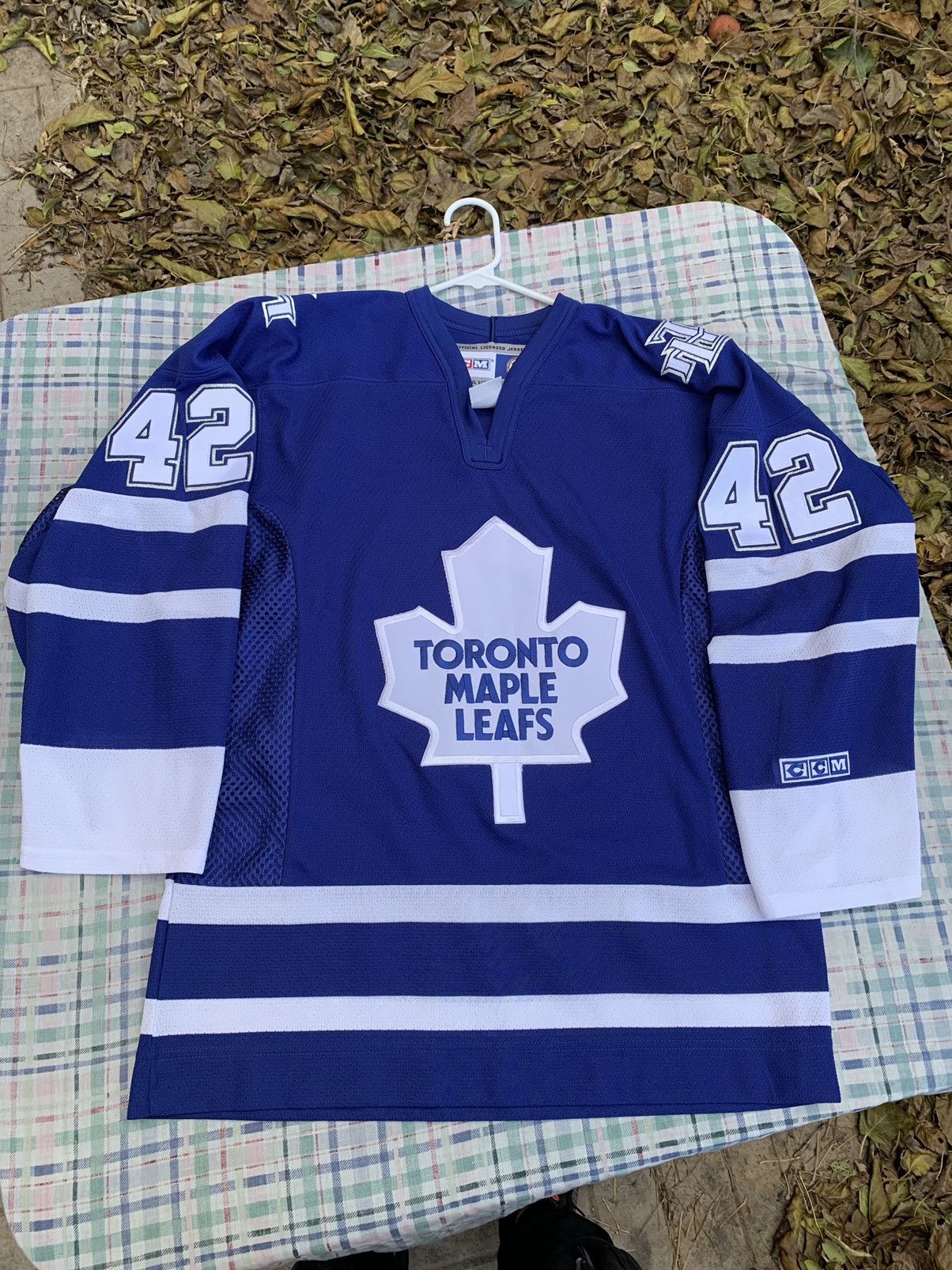 NHL CCM Toronto Maple Leafs “Kyle Wellwood” NHL Jersey Size US S / EU 44-46 / 1 - 1 Thumbnail