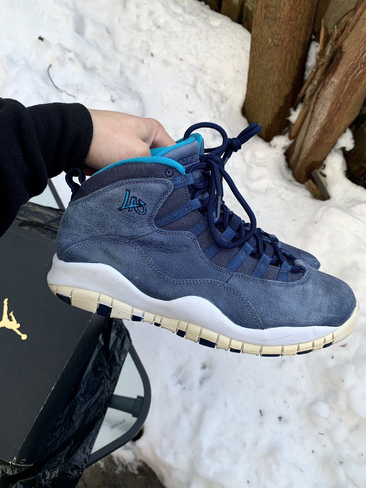 Jordan Brand × Nike Air Jordan 10 Retro Los Angeles 2016 Size US 9 / EU 42 - 7 Thumbnail