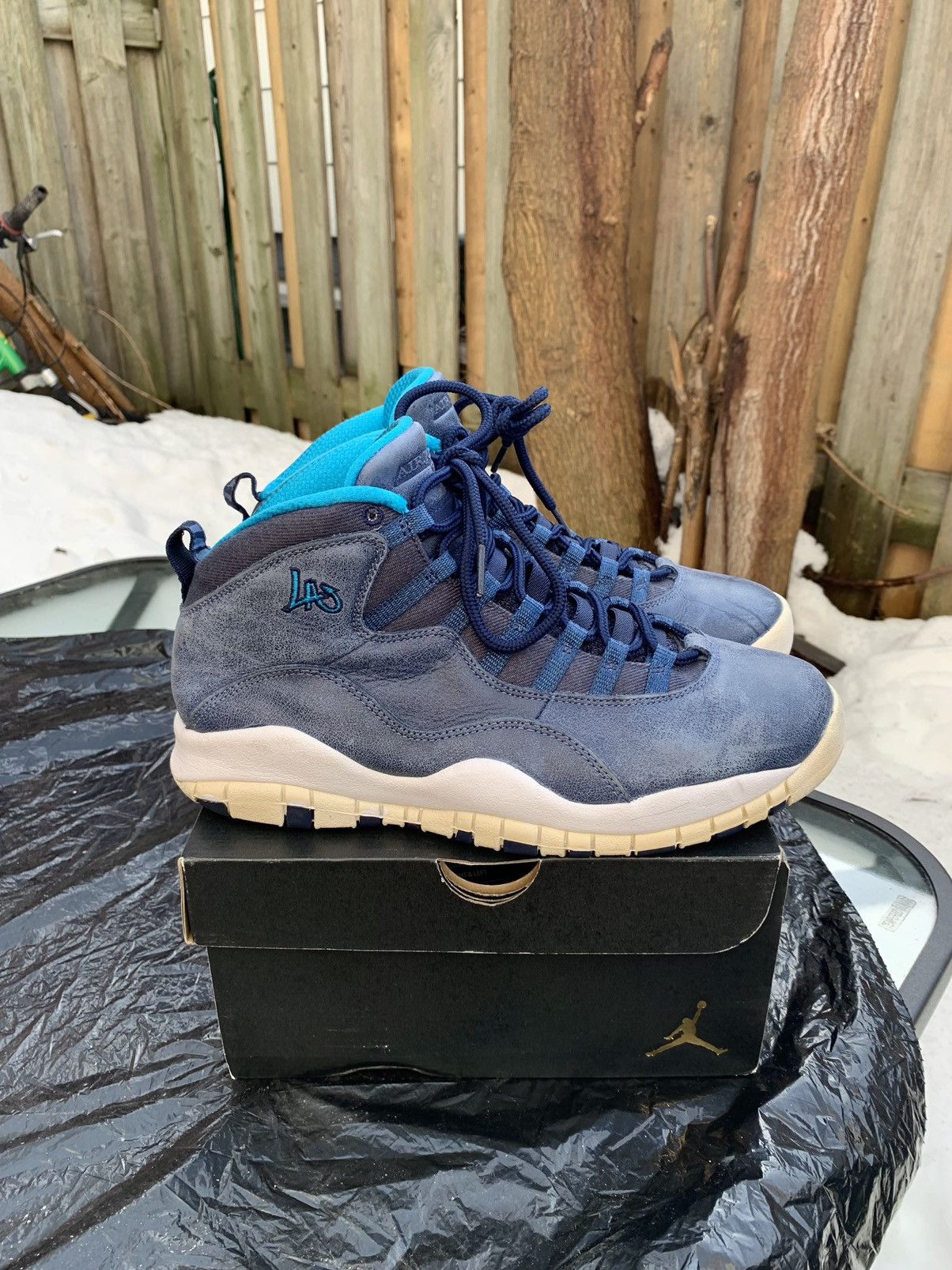 Jordan Brand × Nike Air Jordan 10 Retro Los Angeles 2016 Size US 9 / EU 42 - 1 Thumbnail