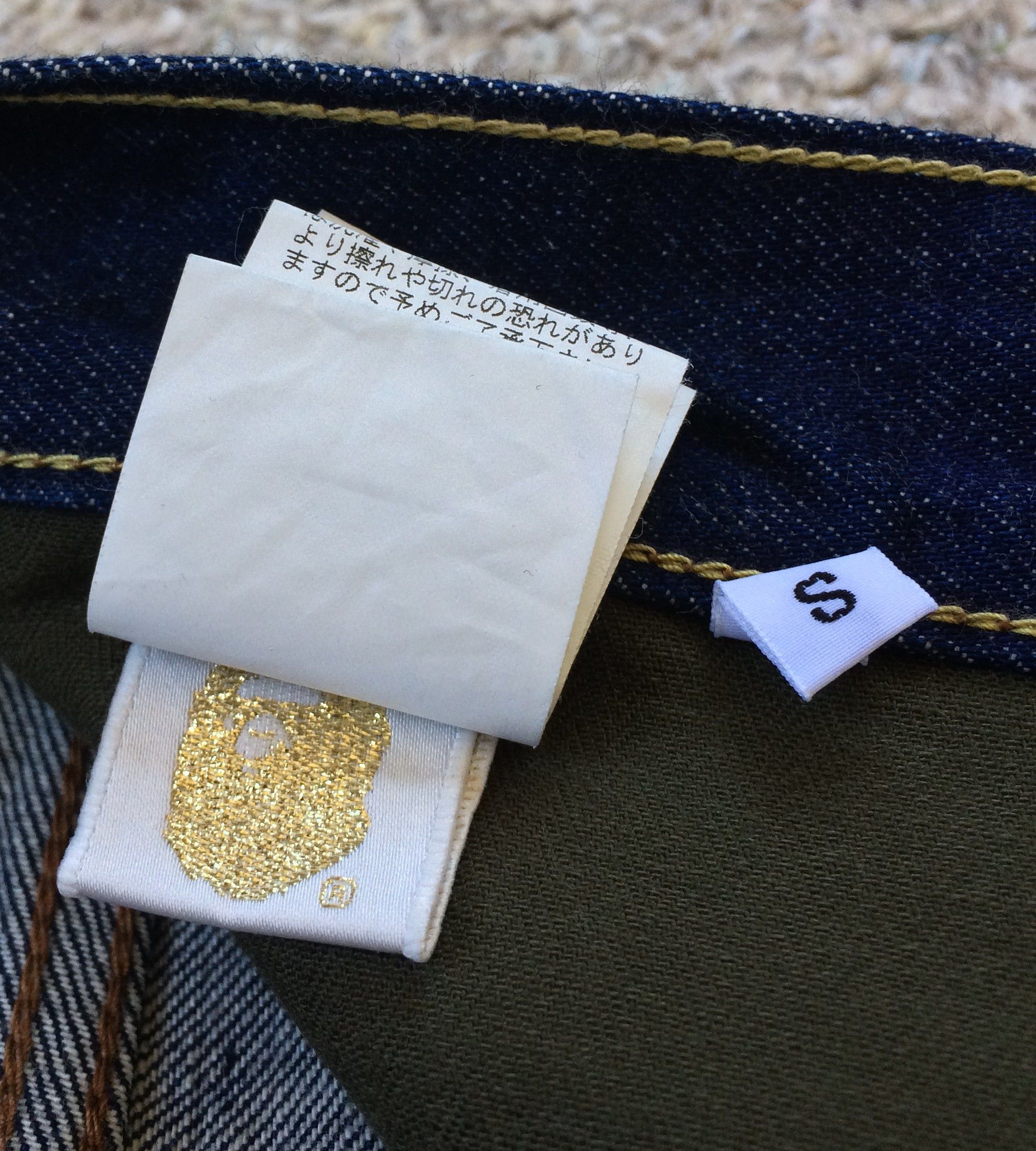 Bape OG Bapesta Star Selvedge Denim Size US 32 / EU 48 - 9 Thumbnail