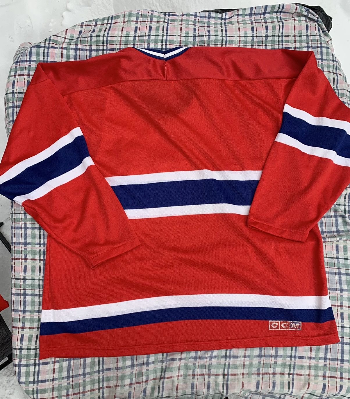 Ccm × NHL × Vintage Vintage CCM Montreal Canadiens NHL Jersey Size US XL / EU 56 / 4 - 4 Thumbnail