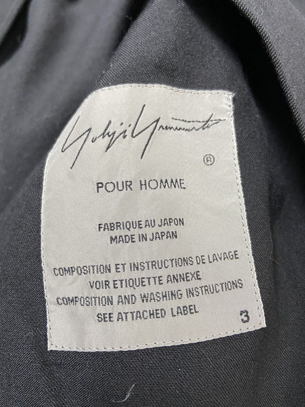 Yohji Yamamoto 3 Yohji Yamamoto pour homme ss19 multi zipper wool coat Size US M / EU 48-50 / 2 - 6 Thumbnail