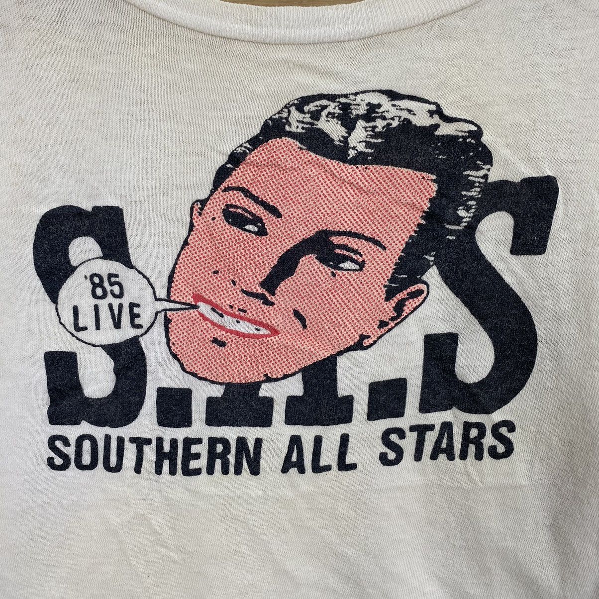 Vintage Vintage 1985 SOUTHERN ALL STARS Sas Japan Band Print Cream Size US M / EU 48-50 / 2 - 3 Thumbnail