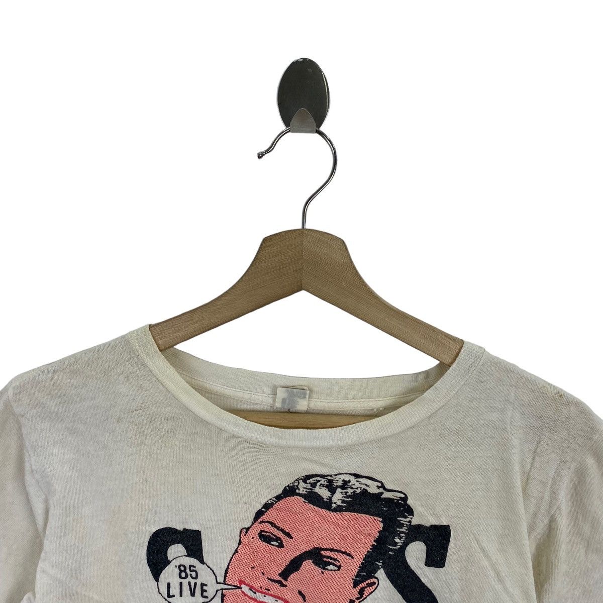 Vintage Vintage 1985 SOUTHERN ALL STARS Sas Japan Band Print Cream Size US M / EU 48-50 / 2 - 2 Thumbnail