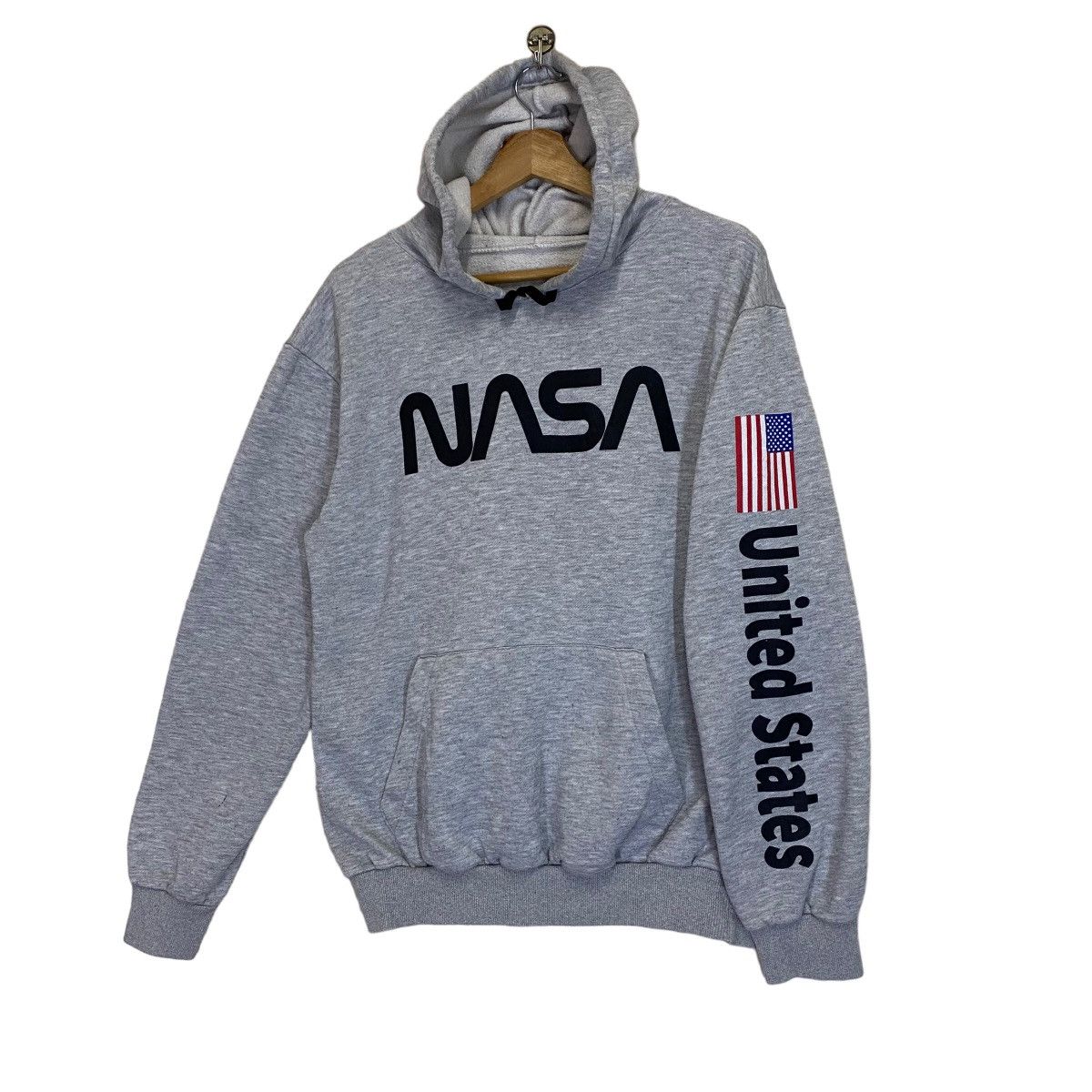 NASA × Vintage Vintage Nasa Big Logo Hoodie Size L Size US L / EU 52-54 / 3 - 3 Thumbnail