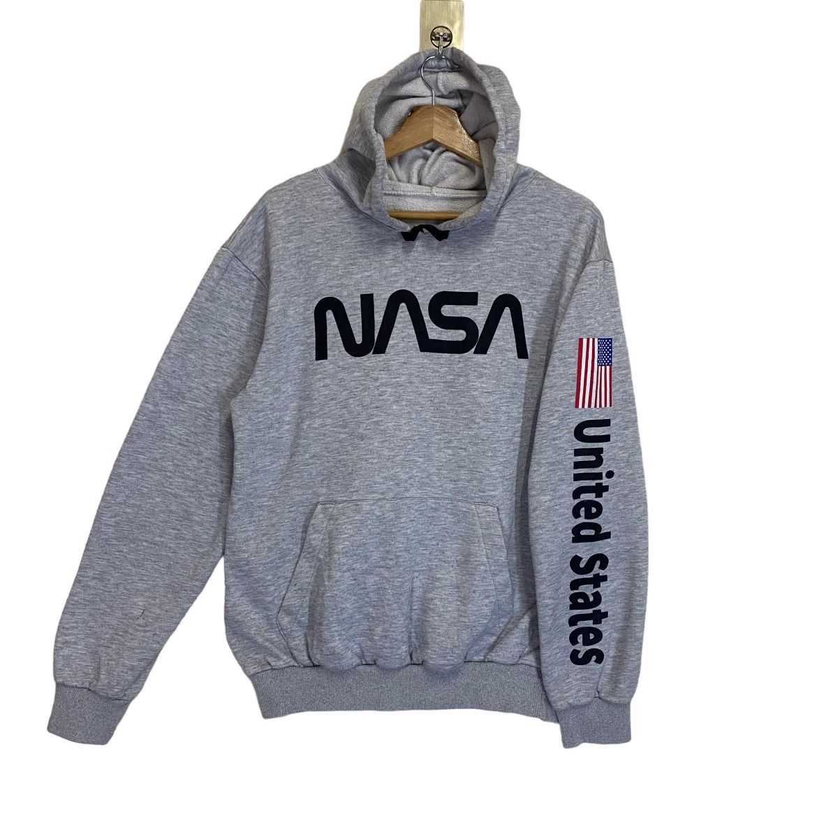 NASA × Vintage Vintage Nasa Big Logo Hoodie Size L Size US L / EU 52-54 / 3 - 1 Thumbnail