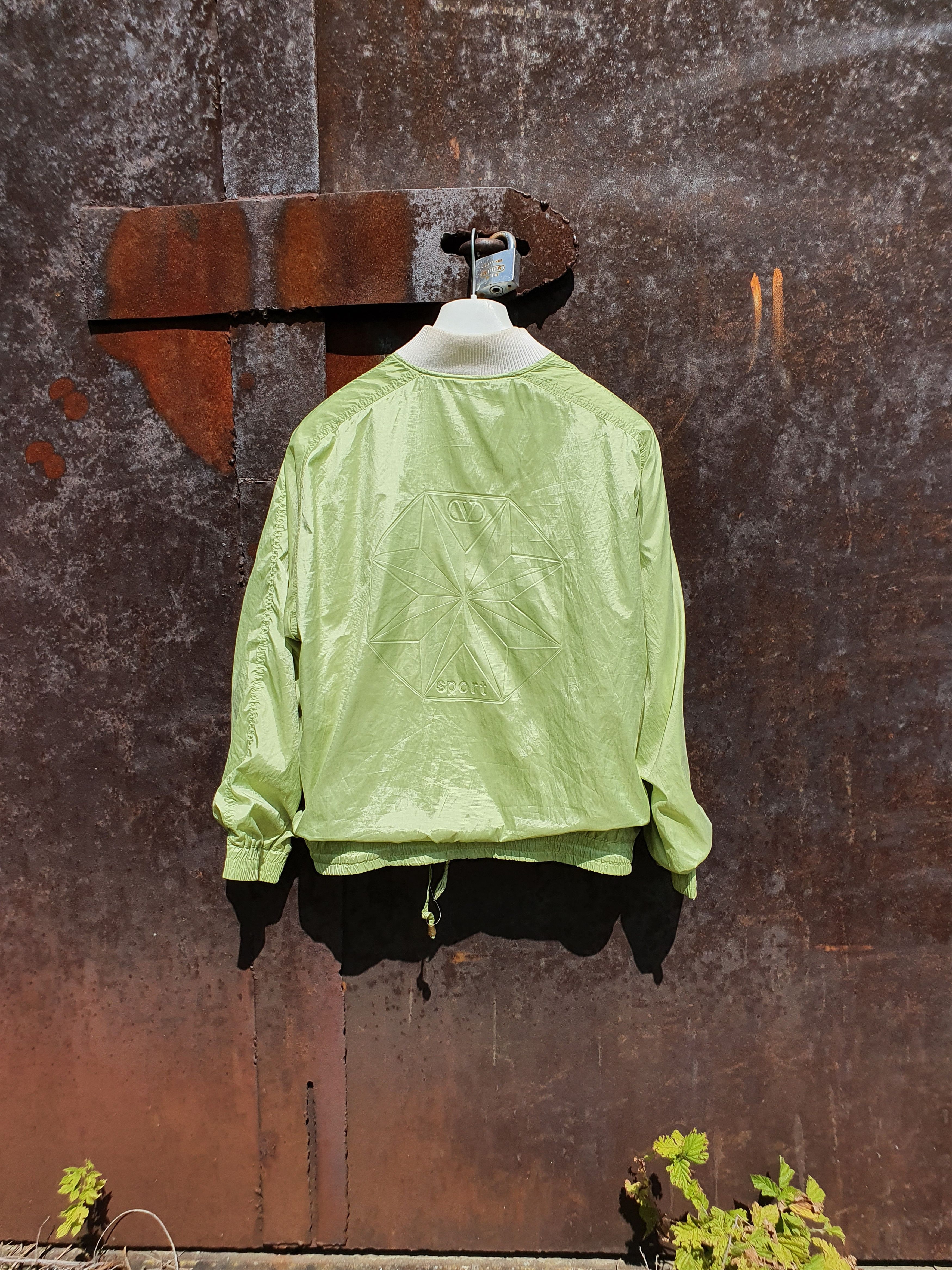 Designer × Valentino 80s Very rare VALENTINO Sport Light Jacket RIRI Zipper Size M / US 6-8 / IT 42-44 - 3 Thumbnail