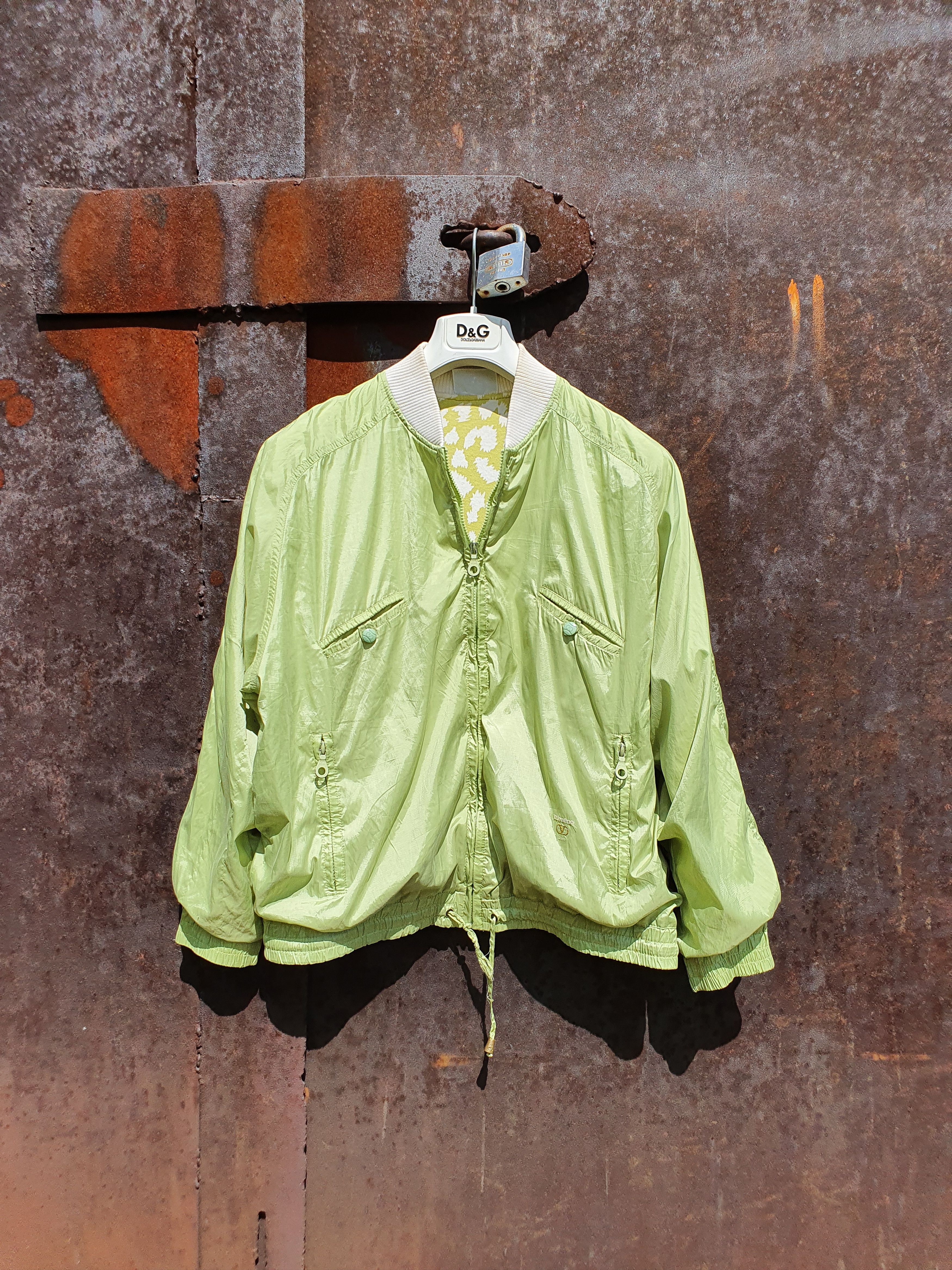 Designer × Valentino 80s Very rare VALENTINO Sport Light Jacket RIRI Zipper Size M / US 6-8 / IT 42-44 - 4 Thumbnail