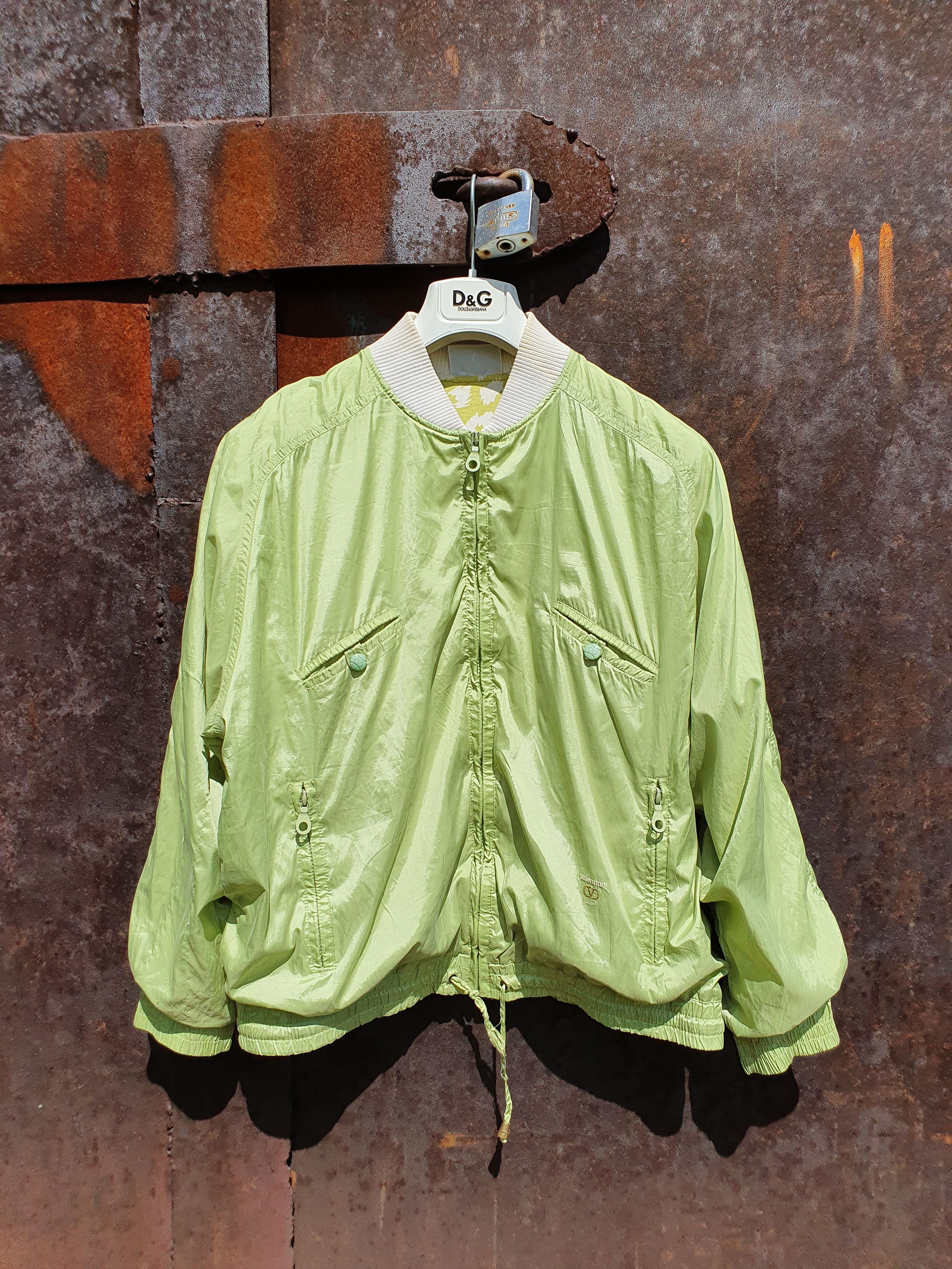 Designer × Valentino 80s Very rare VALENTINO Sport Light Jacket RIRI Zipper Size M / US 6-8 / IT 42-44 - 2 Thumbnail