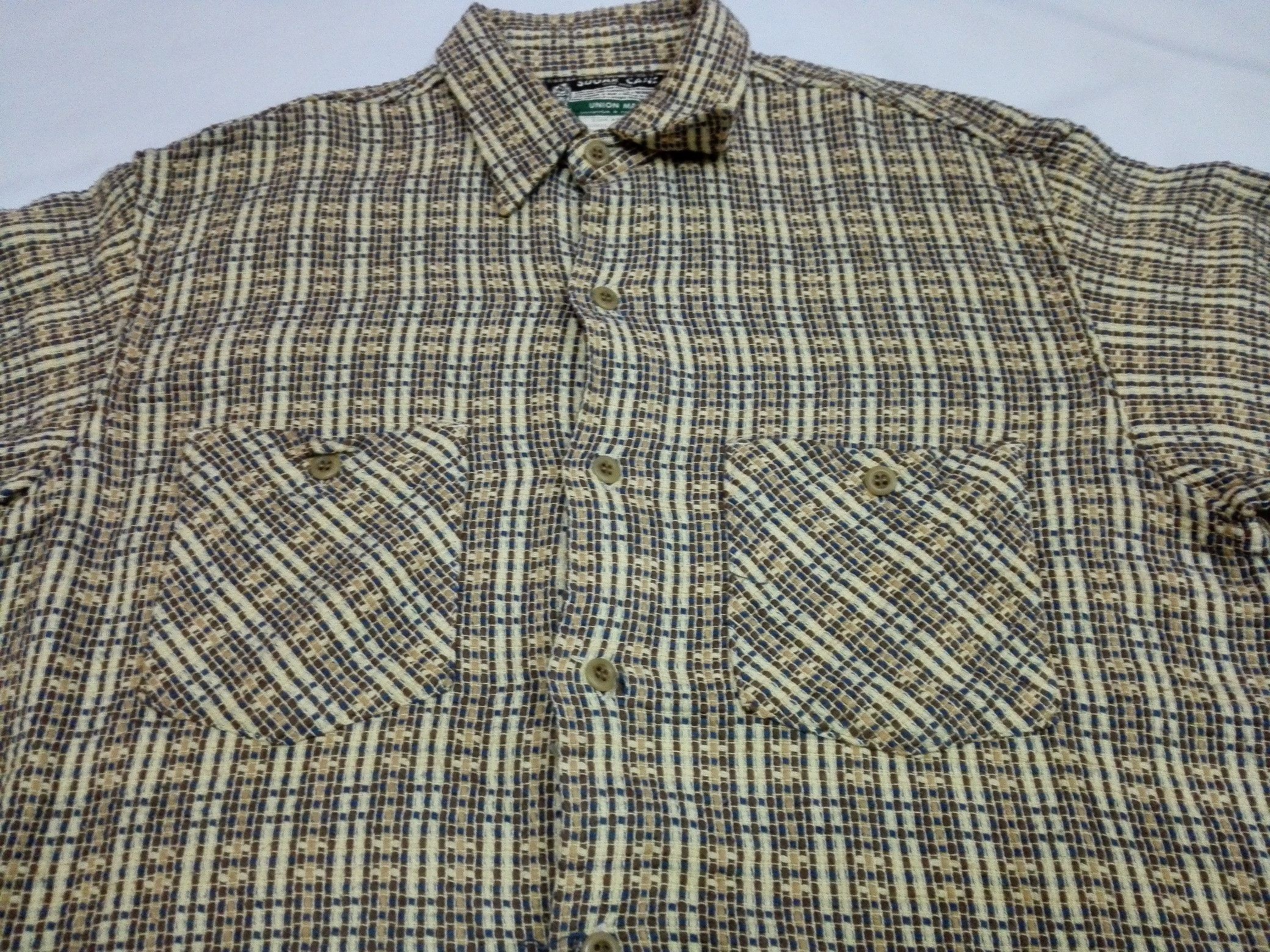 Sugar Cane RARE SUGAR CANE UNION MADE Toyo Enterprise Flannel Shirt Size US M / EU 48-50 / 2 - 2 Thumbnail