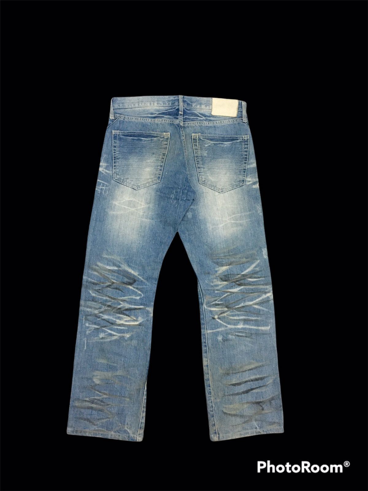 Japanese Brand Japanese brand Urban Craf Distressed Flared Denim pants Size US 32 / EU 48 - 3 Thumbnail